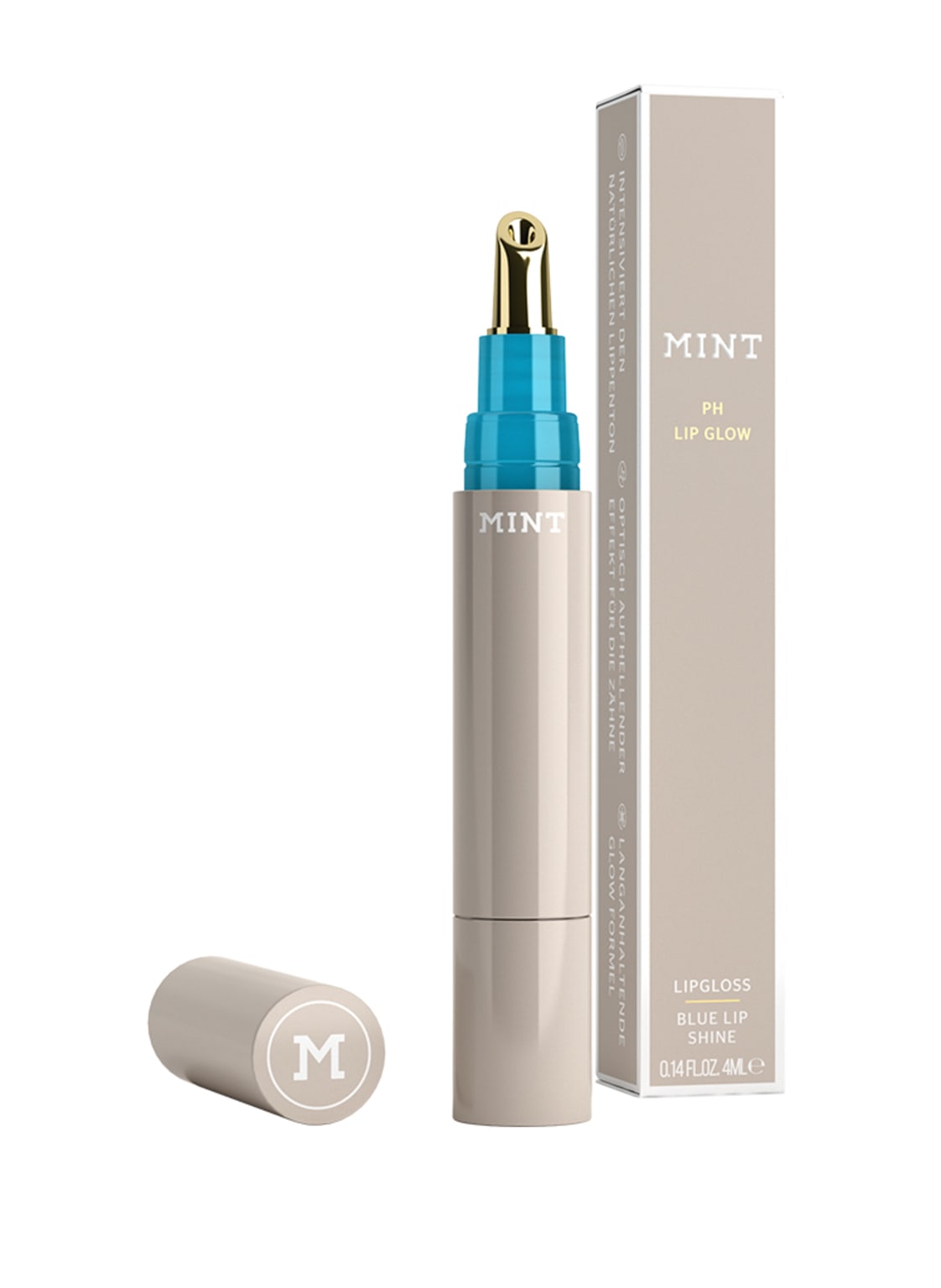 Image of Mint By Dr. Mintcheva Blue Lip Shine Ph Lip Glow Lipgloss 4 ml