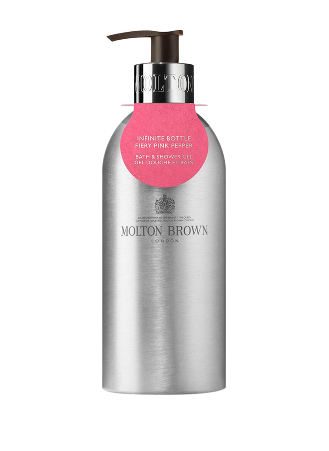 Image of Molton Brown Fiery Pink Pepper Infinite Bottle Bath & Shower Gel 400 ml