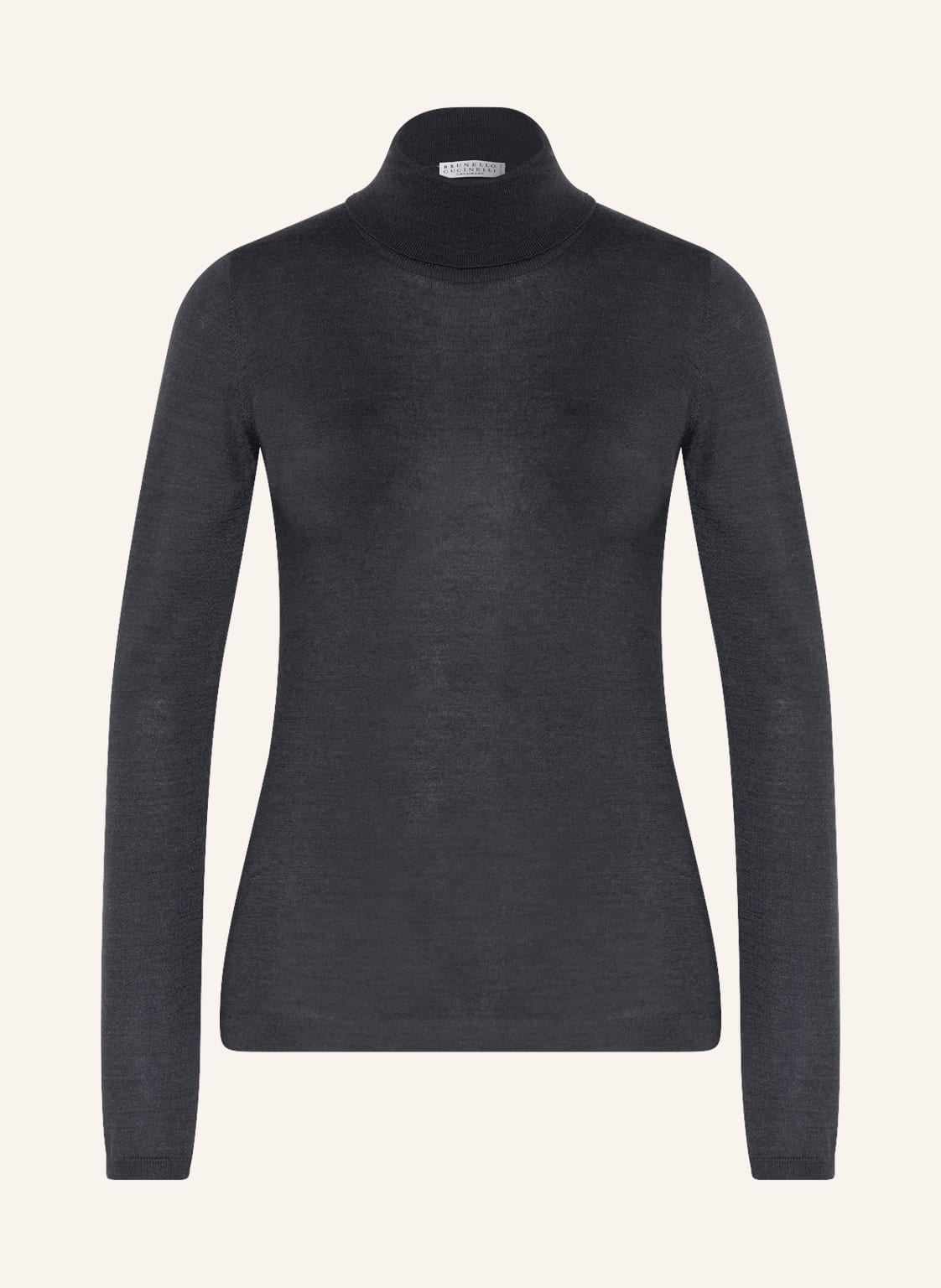 Image of Brunello Cucinelli Cashmere-Pullover Mit Seide blau