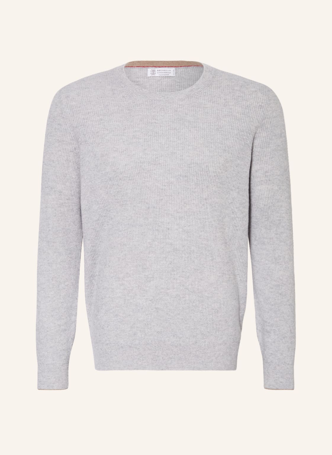 Image of Brunello Cucinelli Cashmere-Pullover grau