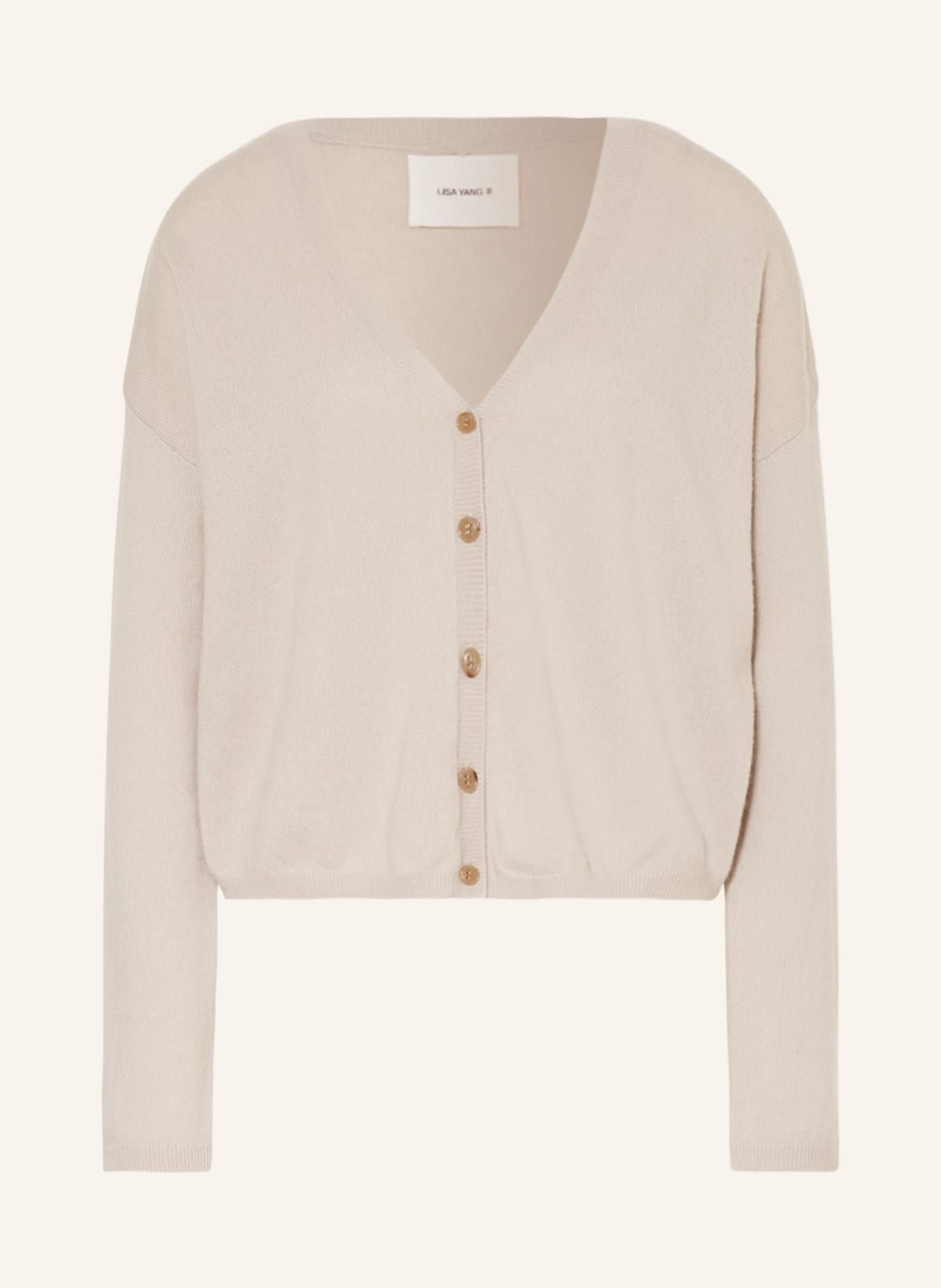 Image of Lisa Yang Strickjacke Abby Aus Cashmere grau