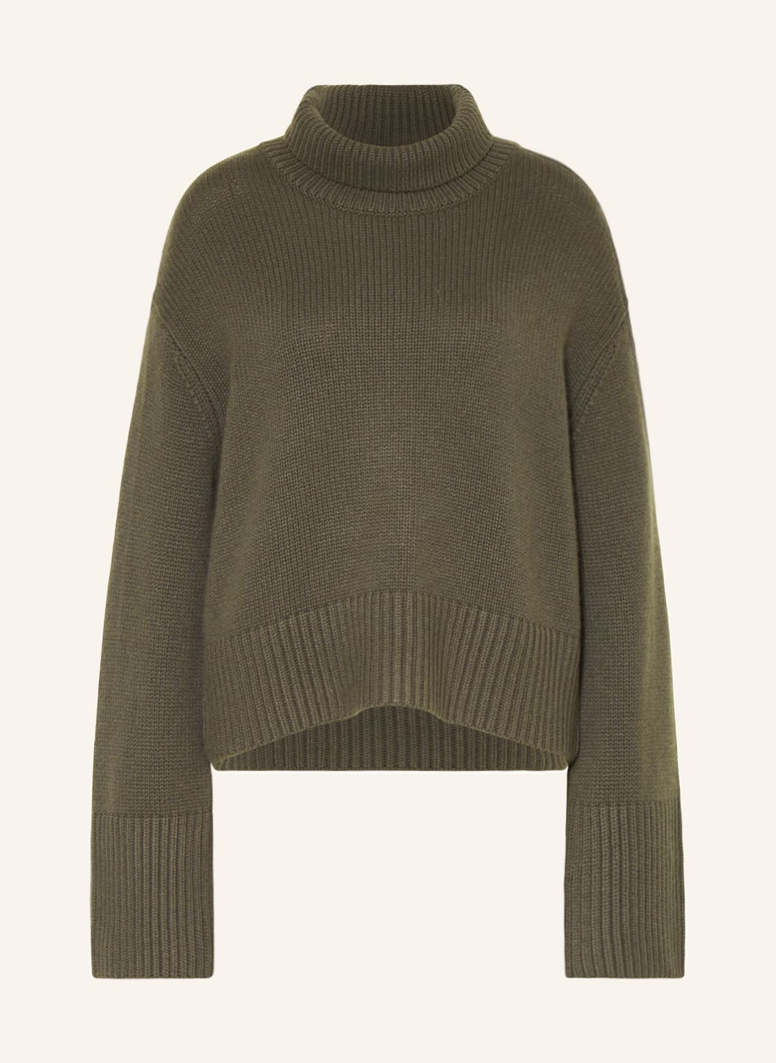 Image of Lisa Yang Rollkragenpullover Fleur Aus Cashmere gruen