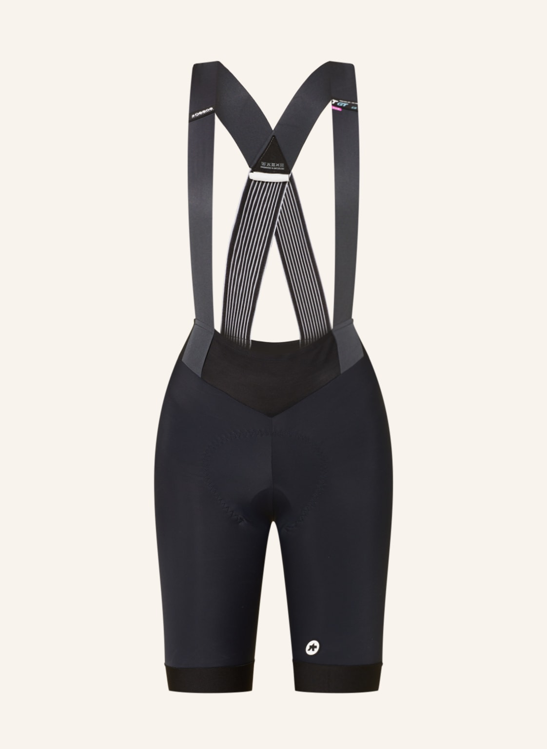 Image of Assos Radhose Uma Gt c2 Mit Trägern Und Gepolstertem Einsatz schwarz