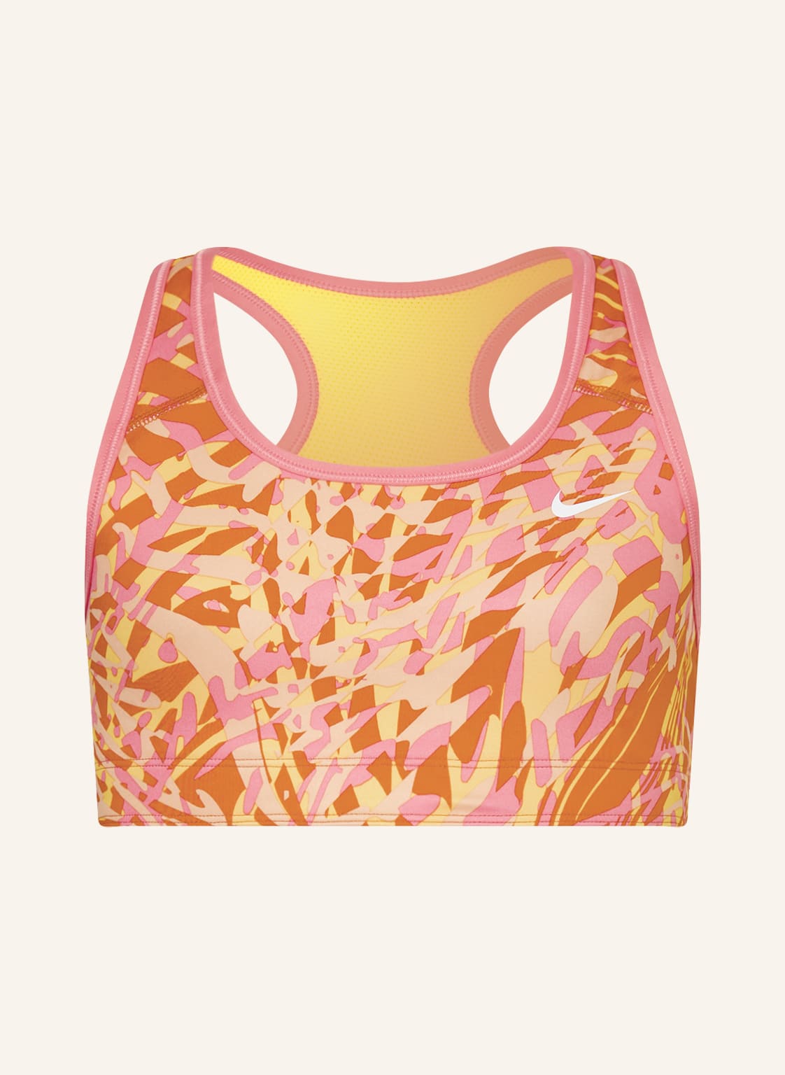 Image of Nike Sport-Bh Nike Swoosh Zum Wenden pink