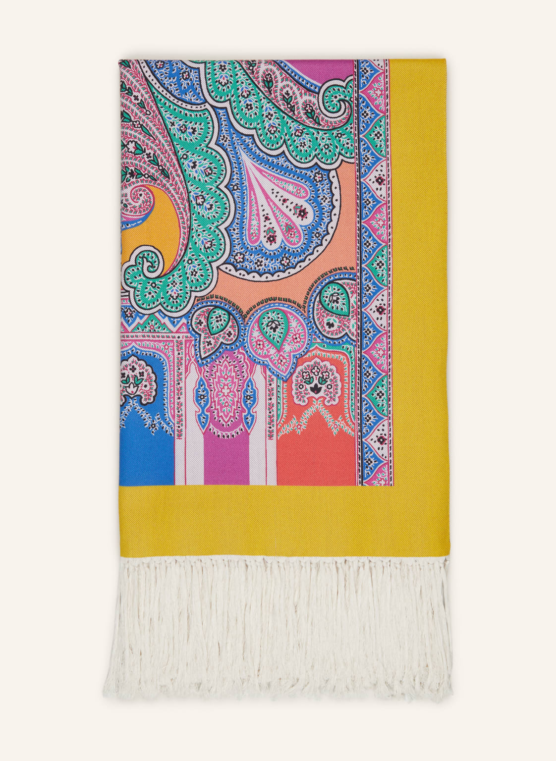 Image of Etro Home Plaid gelb