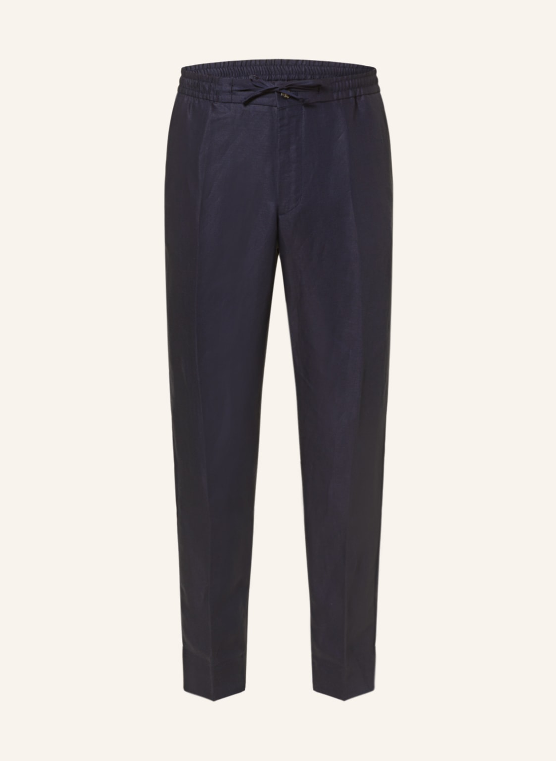 Image of J.Lindeberg Hose Slim Fit Mit Leinen blau