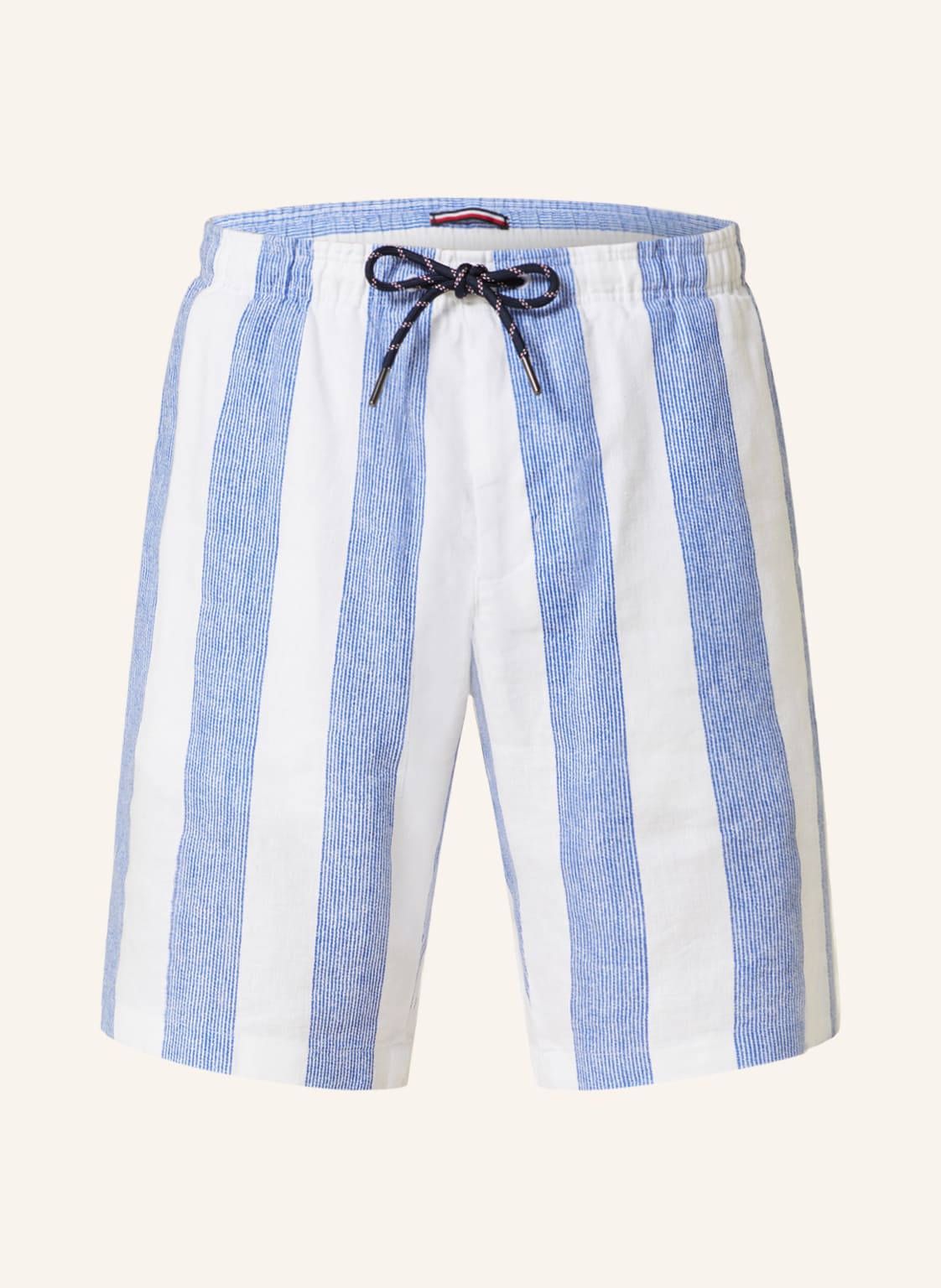 Image of Tommy Hilfiger Leinenshorts Harlem Im Jogging-Stil Relaxed Tapered Fit blau