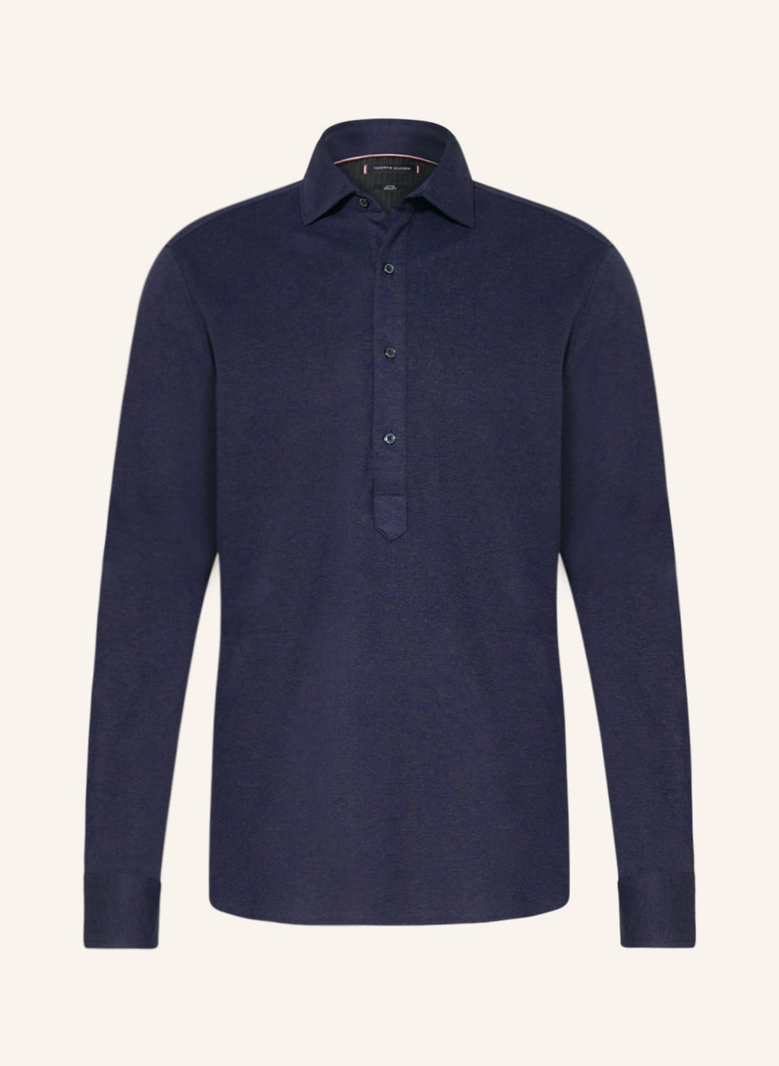Image of Tommy Hilfiger Piqué-Hemd Regular Fit blau