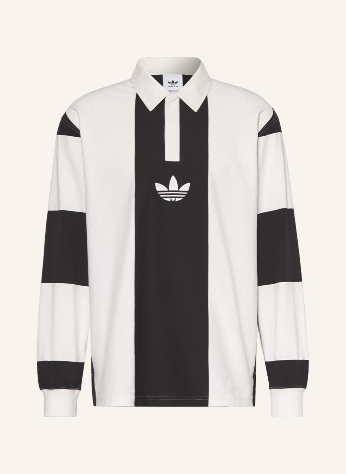 Image of Adidas Originals Rugbyshirt schwarz