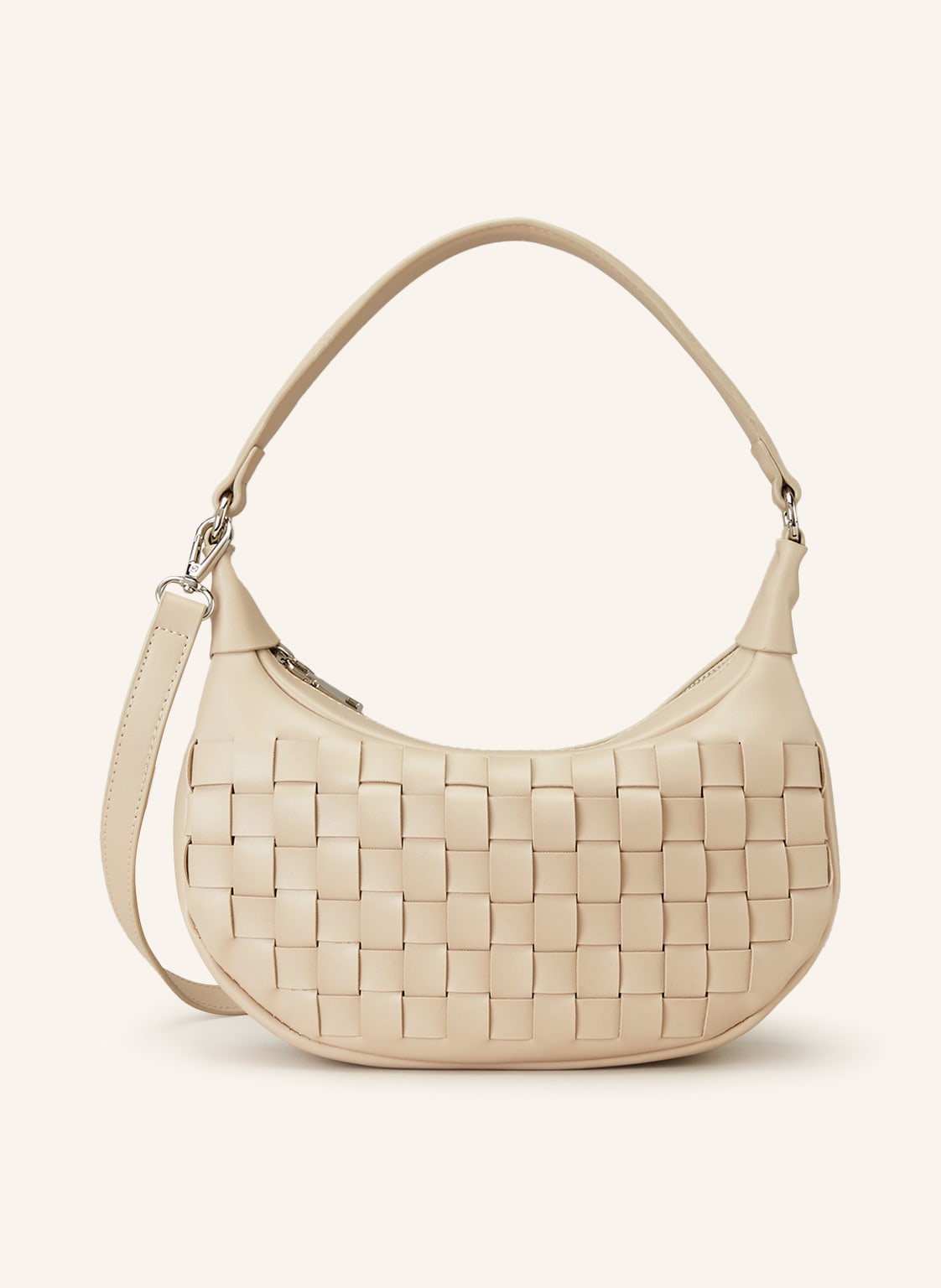 Image of Seidenfelt Schultertasche Malilla beige