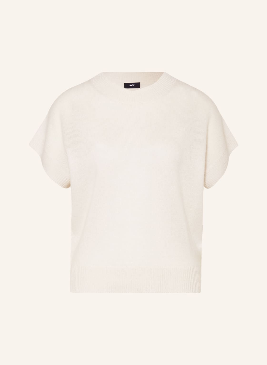 Image of Joop! Cashmere-Pullunder Mit Schmucksteinen beige