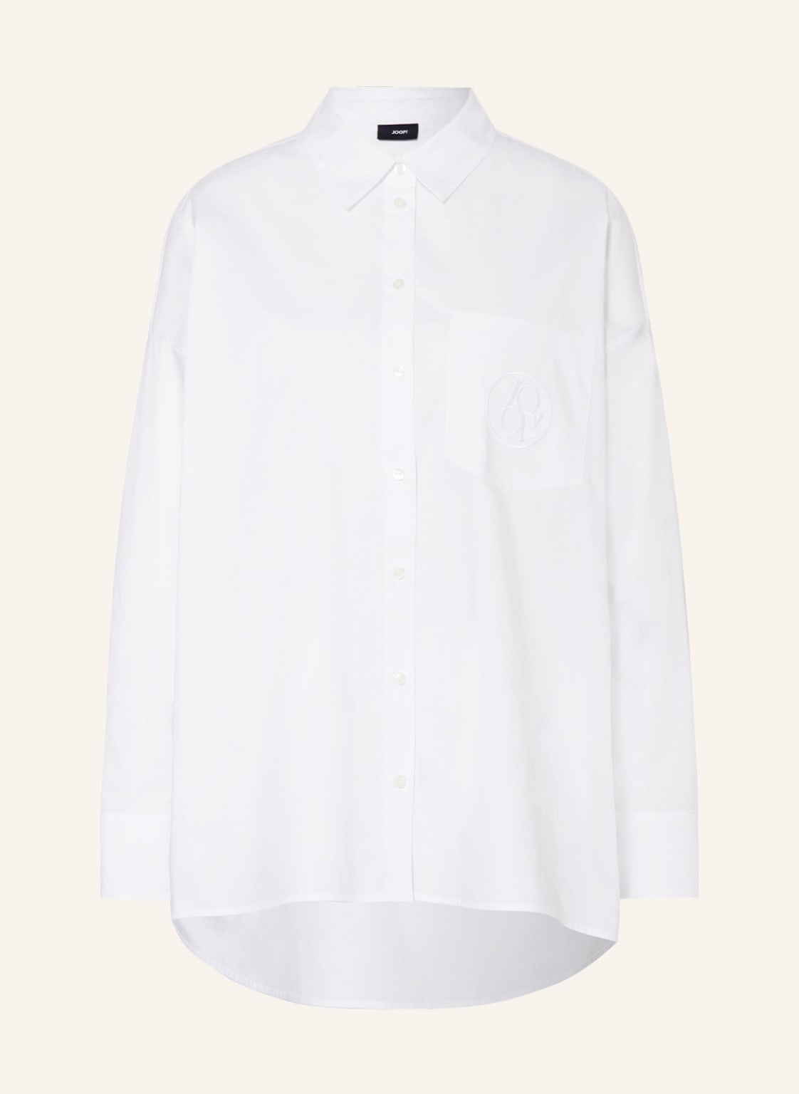 Image of Joop! Oversized-Hemdbluse weiss