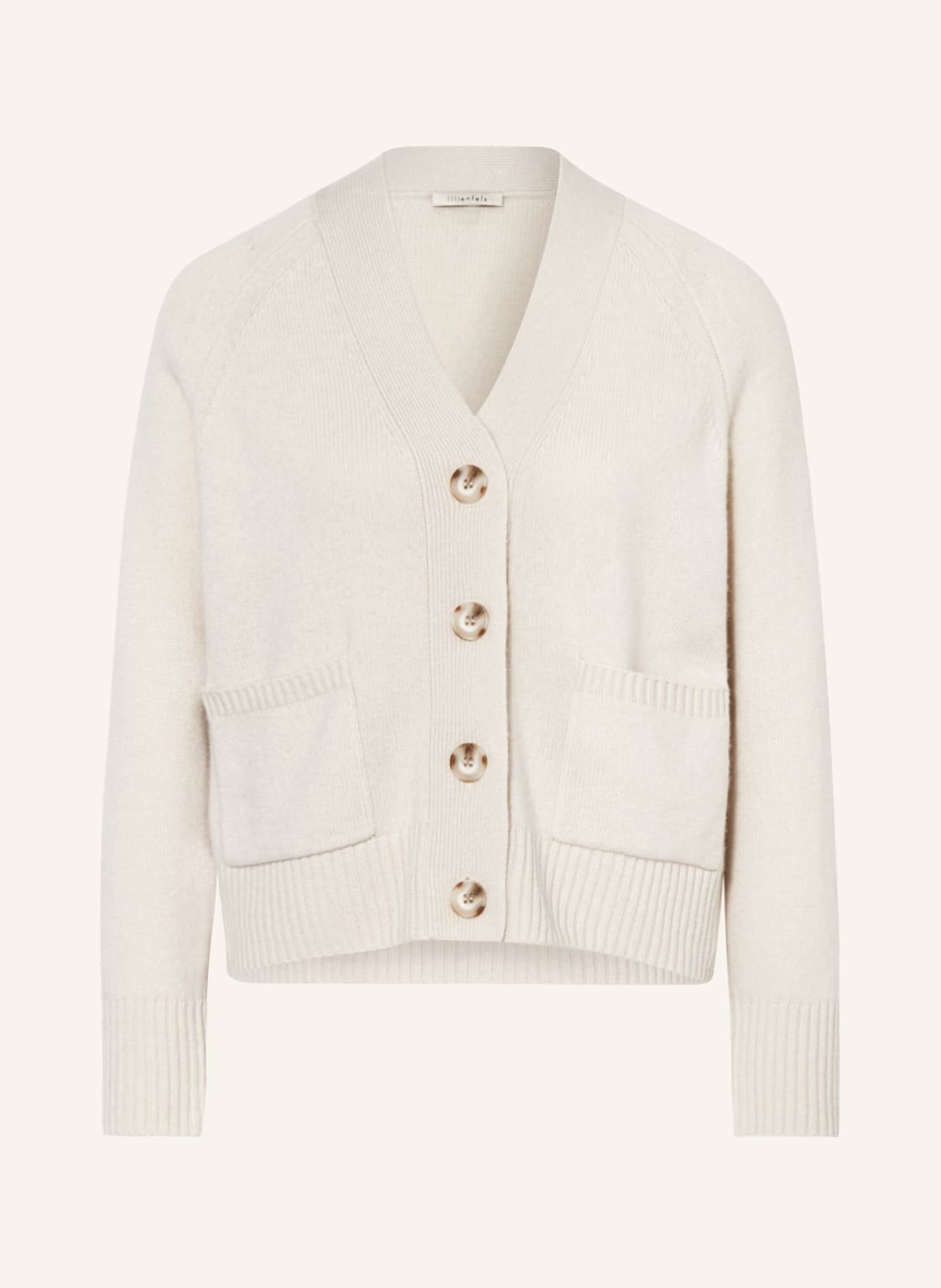 Image of Lilienfels Strickjacke Mit Cashmere weiss