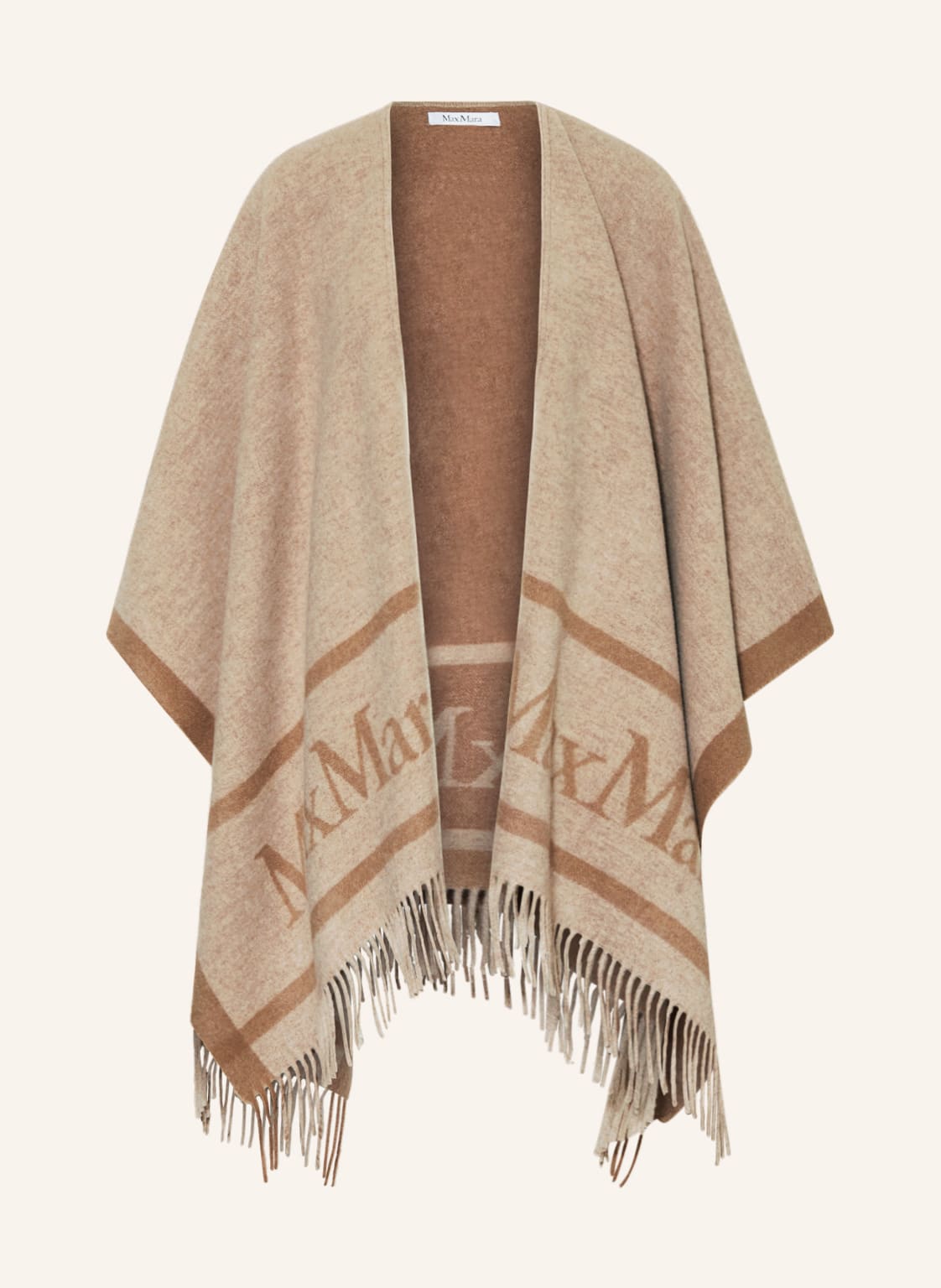Image of Max Mara Cape Hilde beige