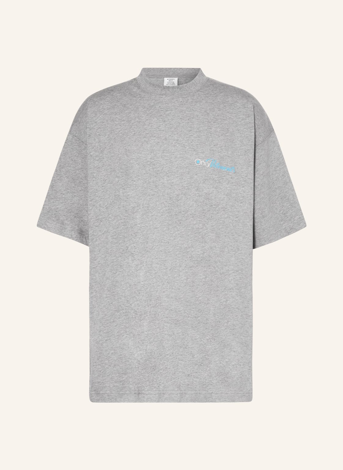 Image of Vetements Oversized-Shirt grau