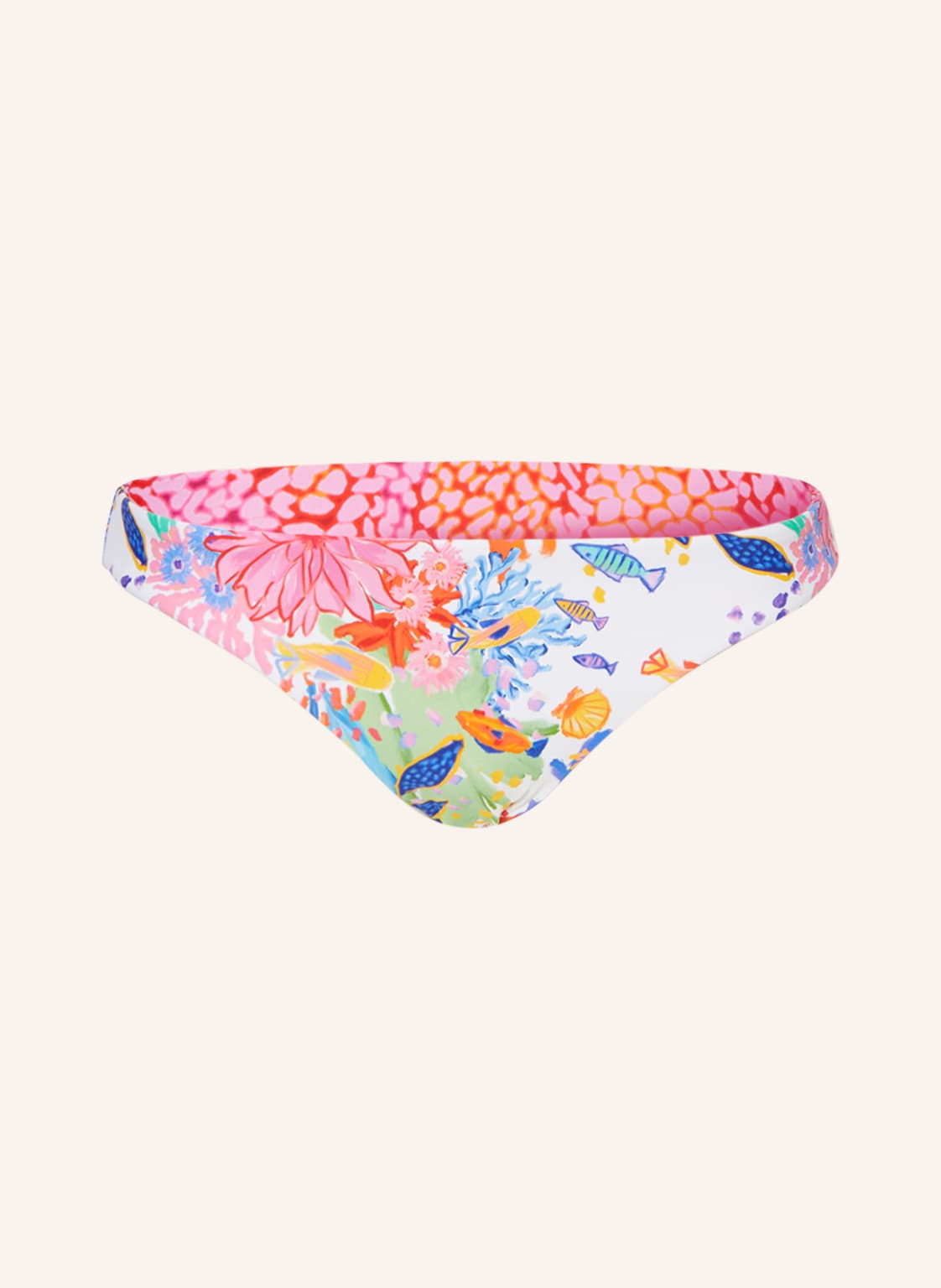 Image of Seafolly Basic-Bikini-Hose Under The Sea Zum Wenden weiss