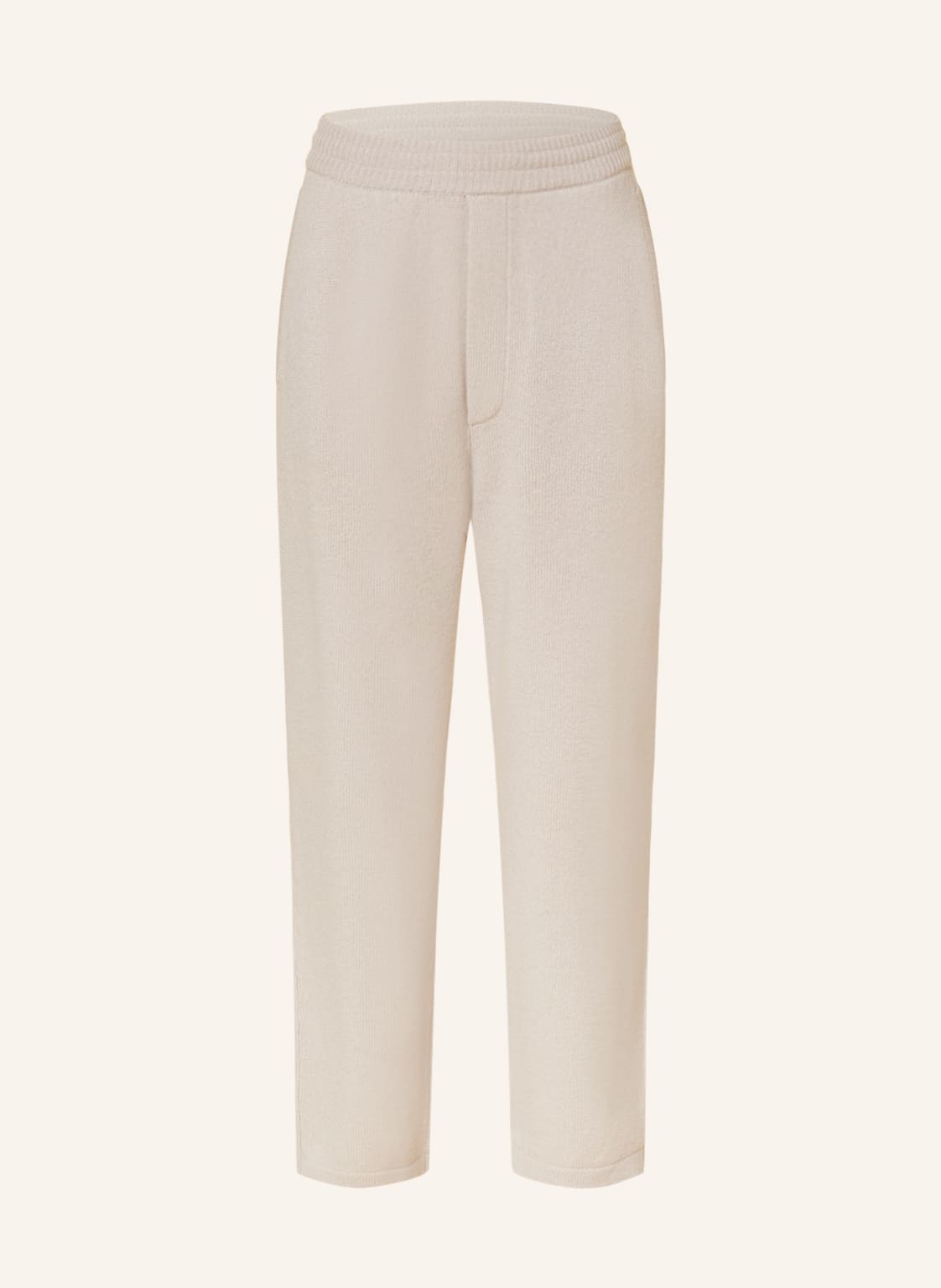 Image of Lisa Yang Strickhose Sunday Im Jogging-Stil Aus Cashmere grau