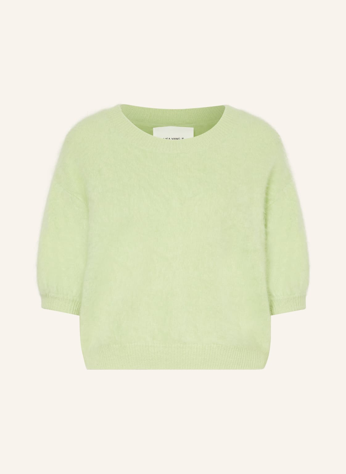 Image of Lisa Yang Strickshirt Juniper Aus Cashmere gruen