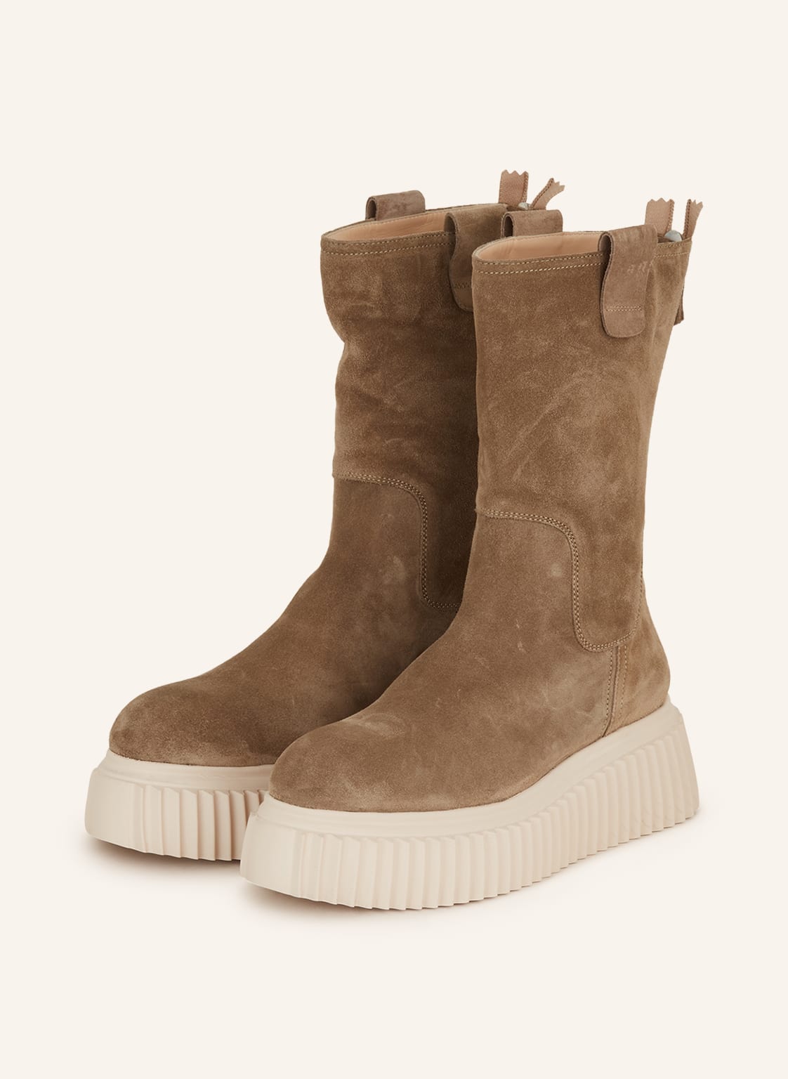 Image of Agl Plateau-Boots Milagros beige