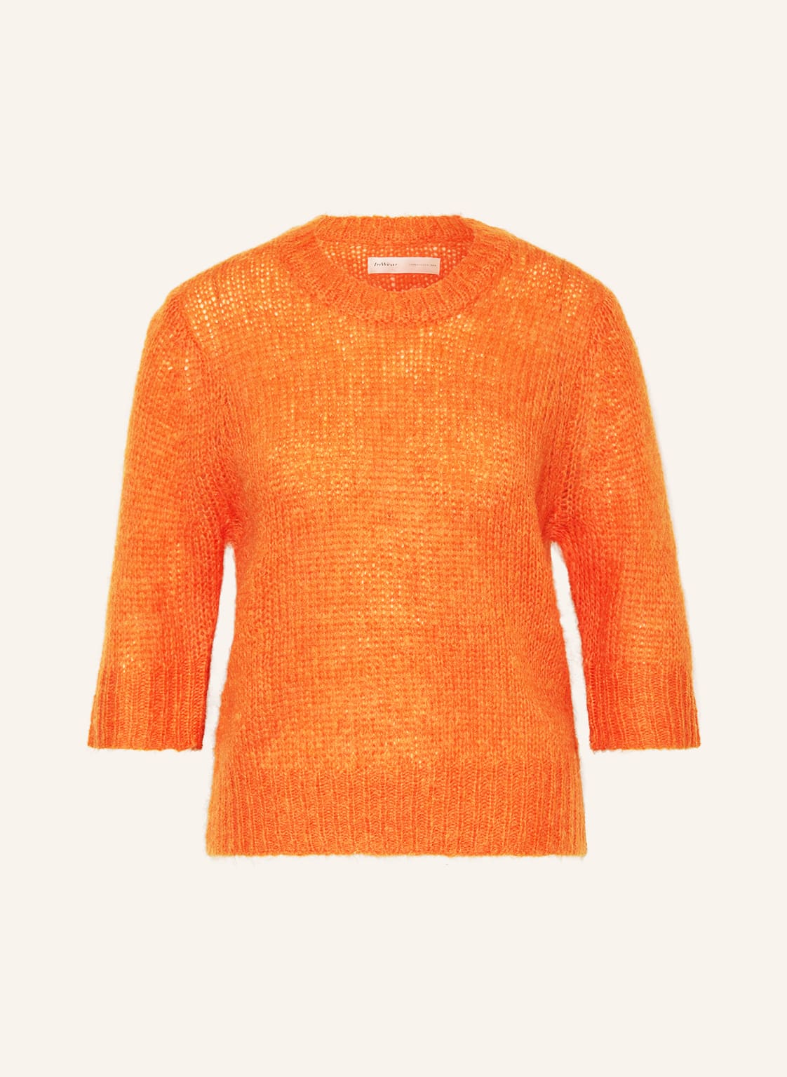 Image of Inwear Pullover Loleiw Mit 3/4-Arm Und Mohair orange