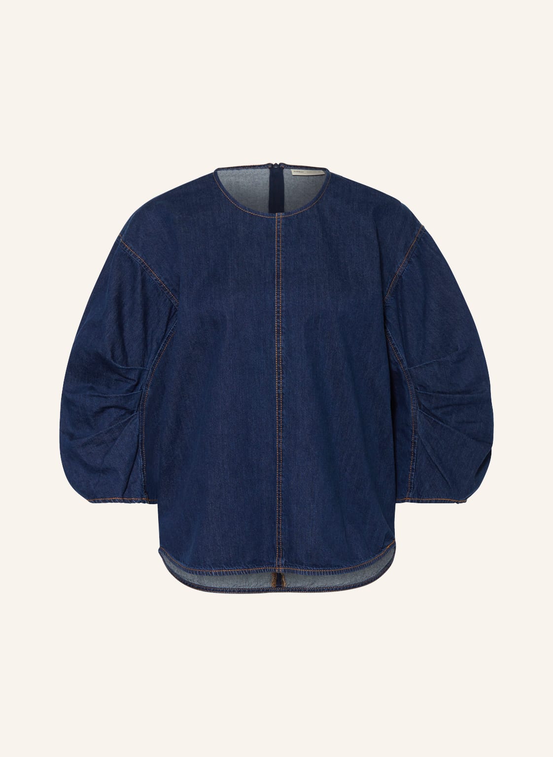 Image of Inwear Blusenshirt Izoebeliw Aus Jeans Mit 3/4-Arm blau