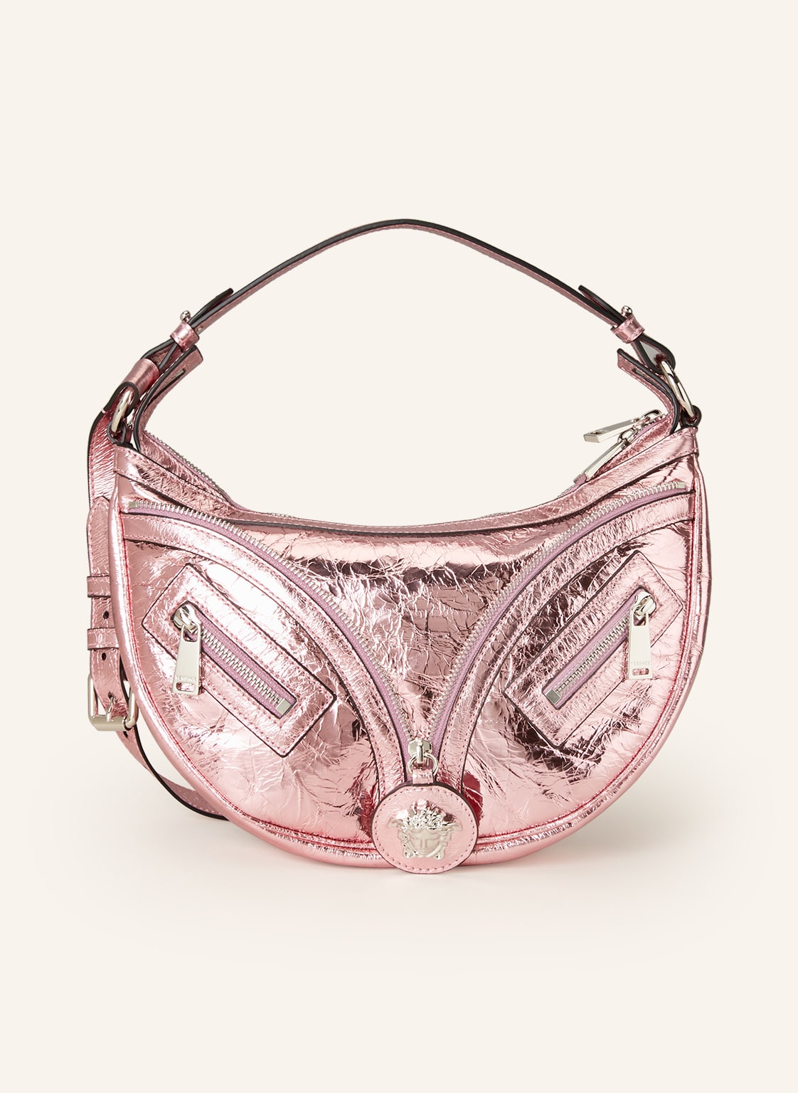 Image of Versace Schultertasche rosa