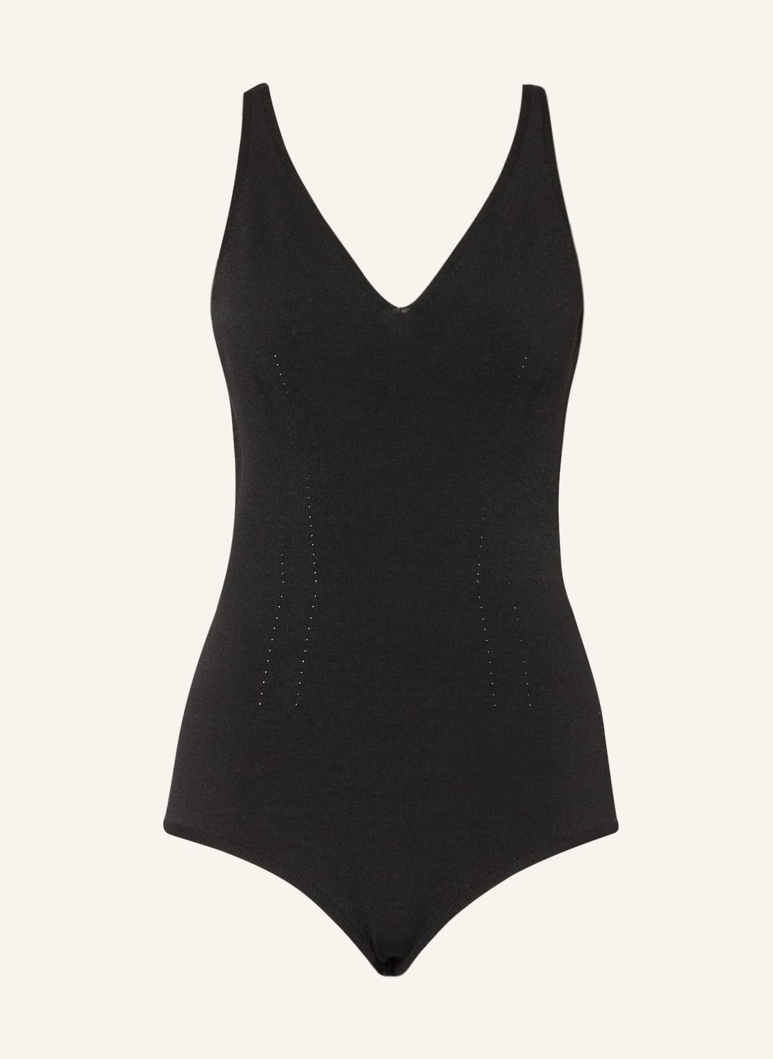 Image of Alexander Mcqueen Strickbody schwarz