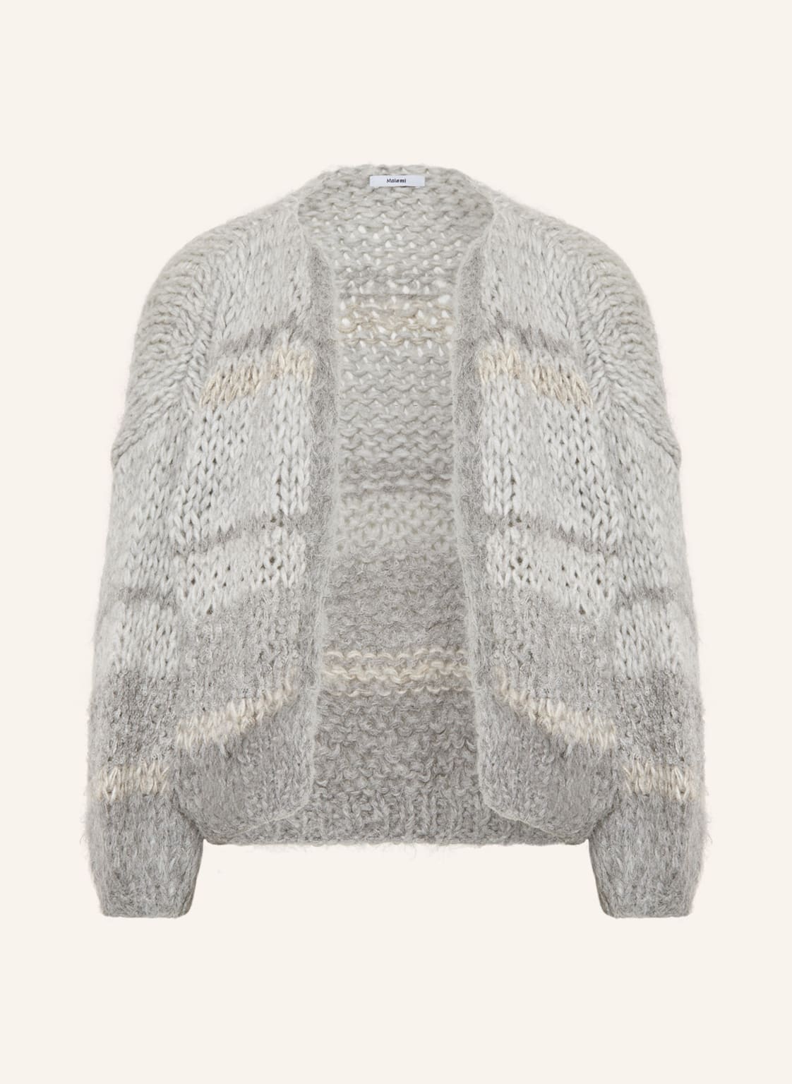 Image of Maiami Strickhülle Mit Alpaka grau