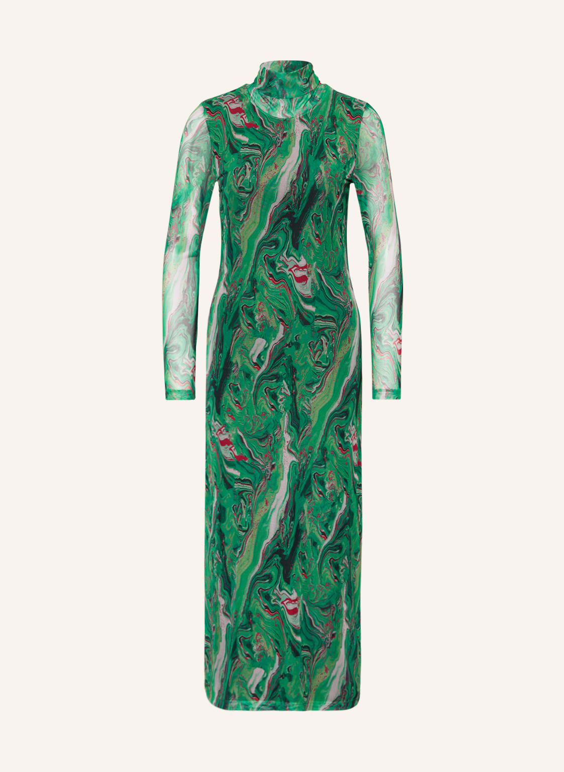 Image of Mrs & Hugs Mesh-Kleid gruen