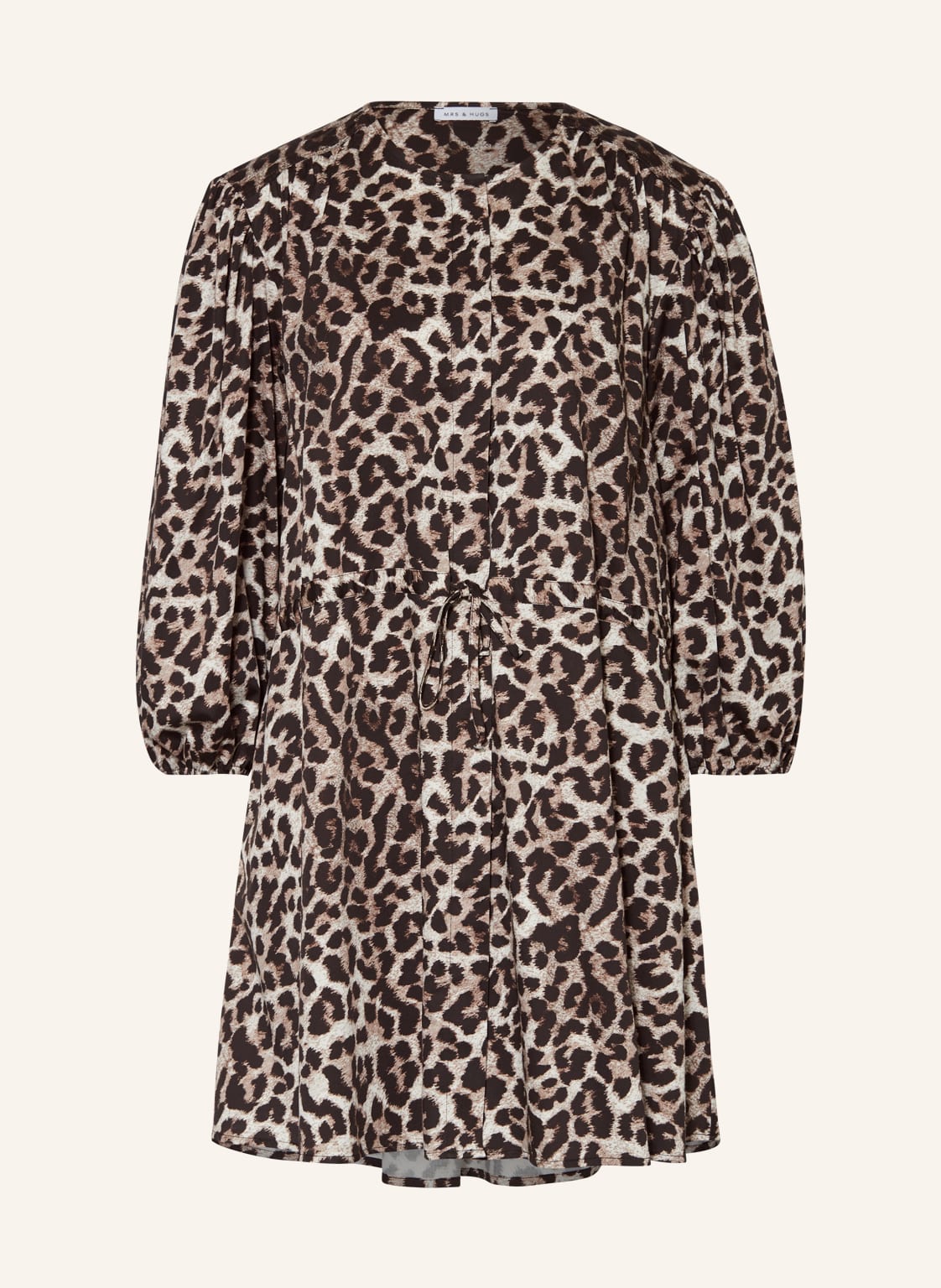 Image of Mrs & Hugs Hemdblusenkleid braun