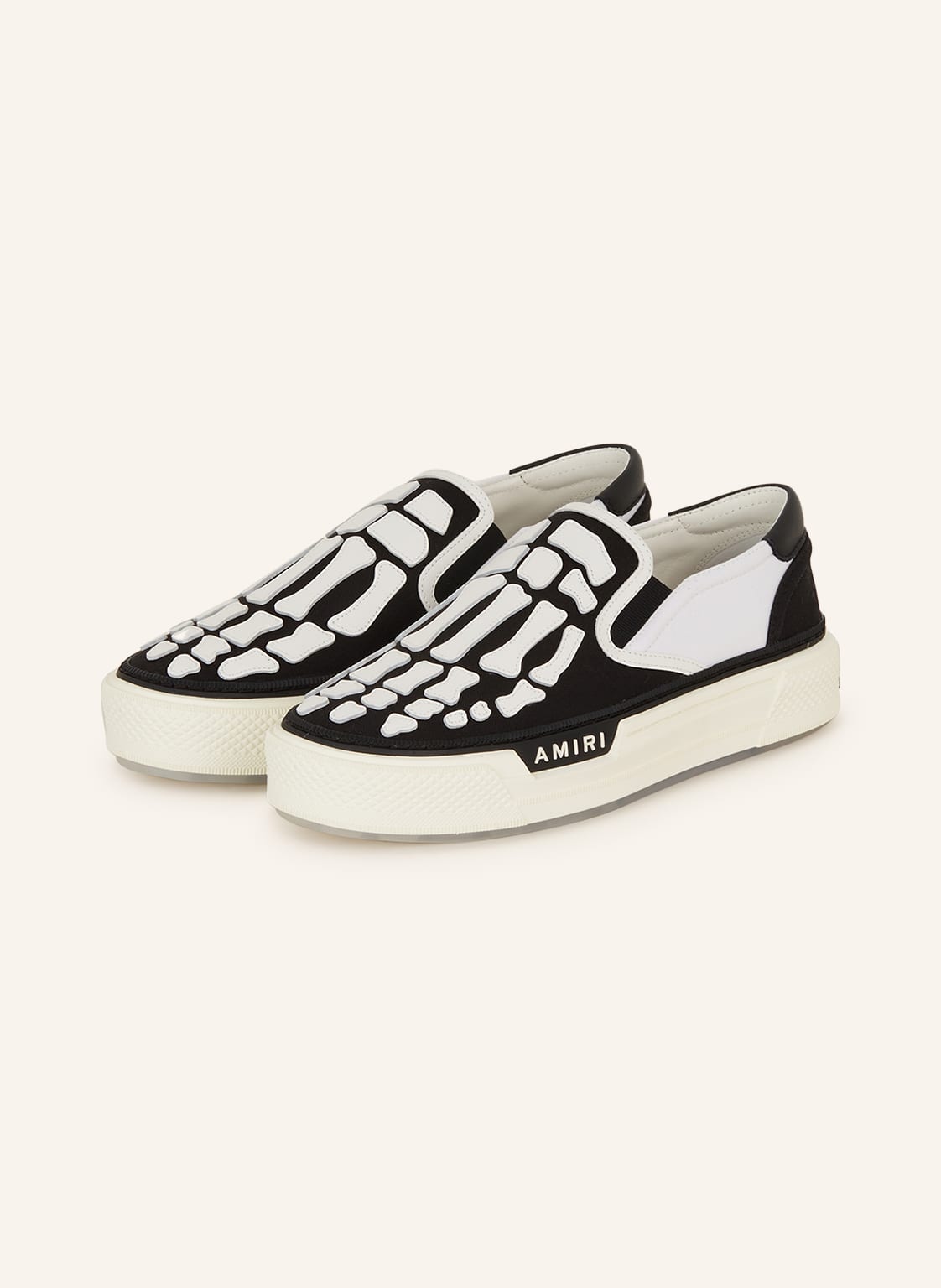Image of Amiri Slip-On-Sneaker Skeleton schwarz