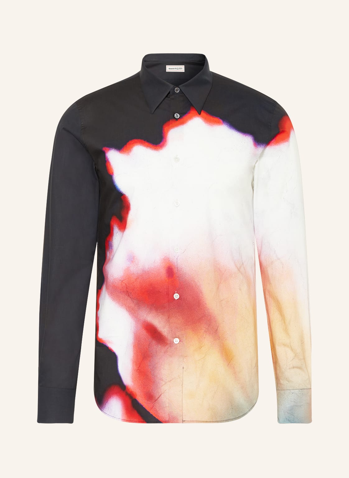 Image of Alexander Mcqueen Hemd Slim Fit schwarz