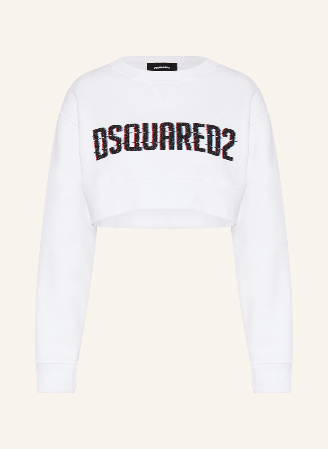 Image of dsquared2 Cropped-Sweatshirt weiss