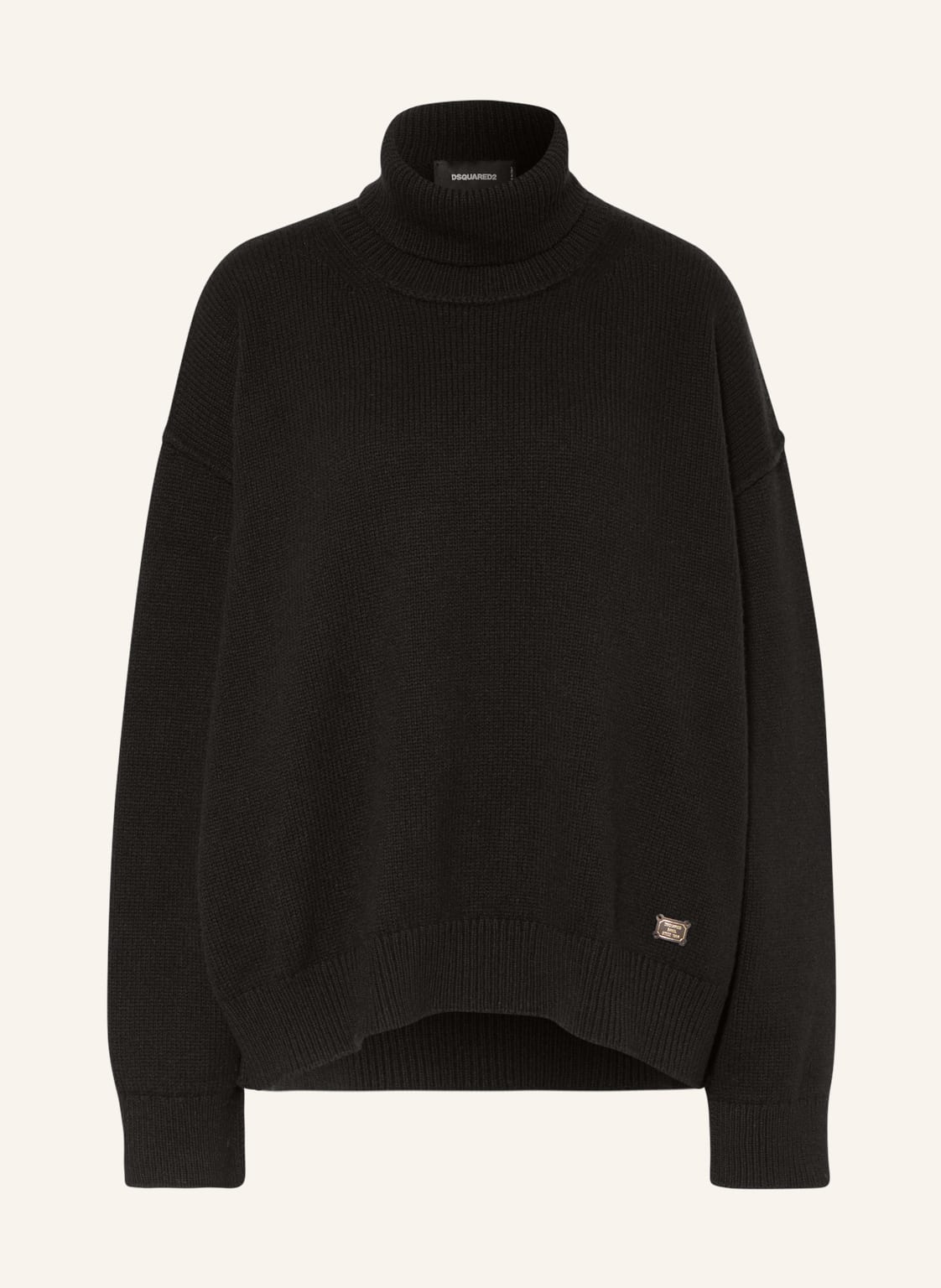 Image of dsquared2 Oversized-Rollkragenpullover schwarz