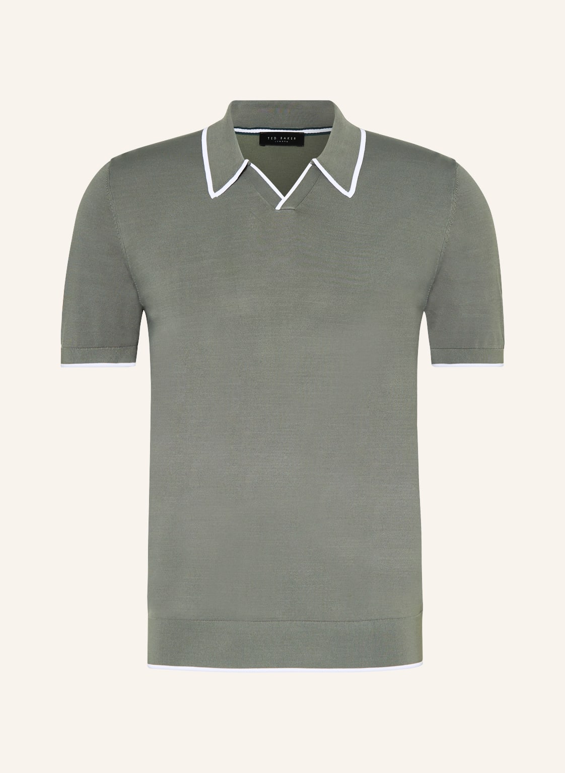 Image of Ted Baker Jersey-Poloshirt Rayone gruen
