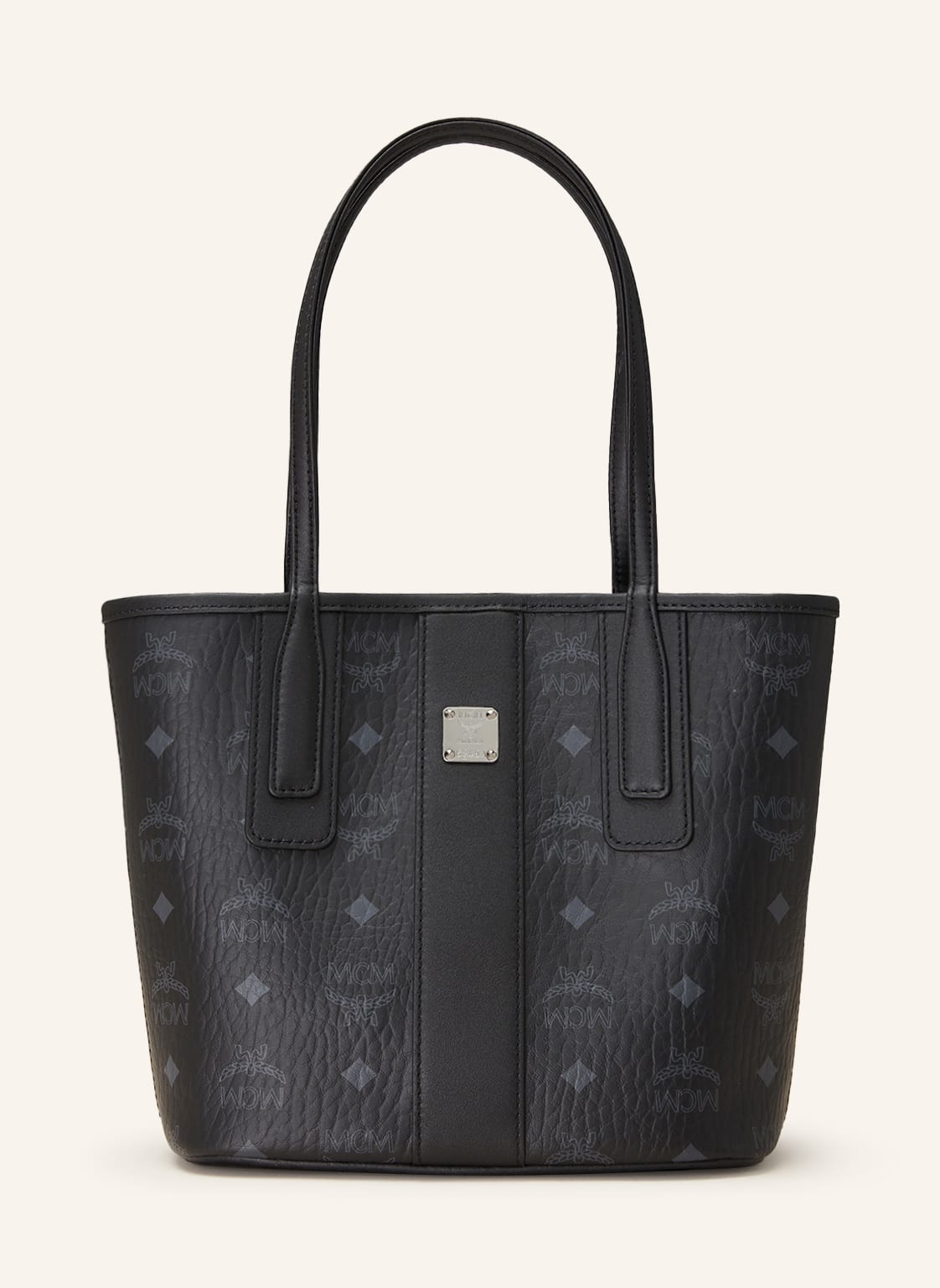 Image of Mcm Shopper Liz Mini Zum Wenden schwarz