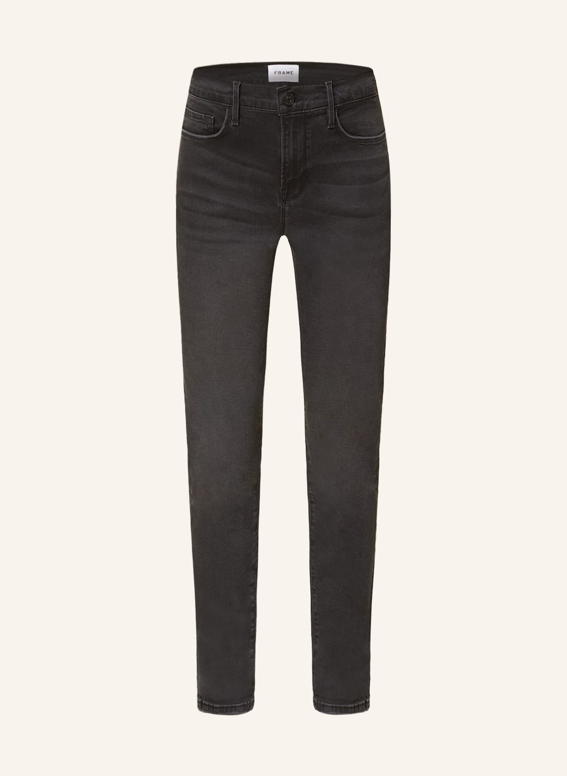 Image of Frame Denim Skinny Jeans Le Garcon schwarz