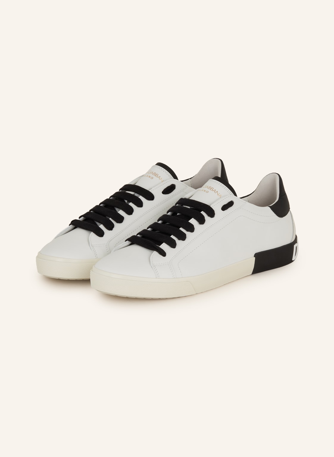 Image of Dolce & Gabbana Sneaker Portofino Vintage weiss