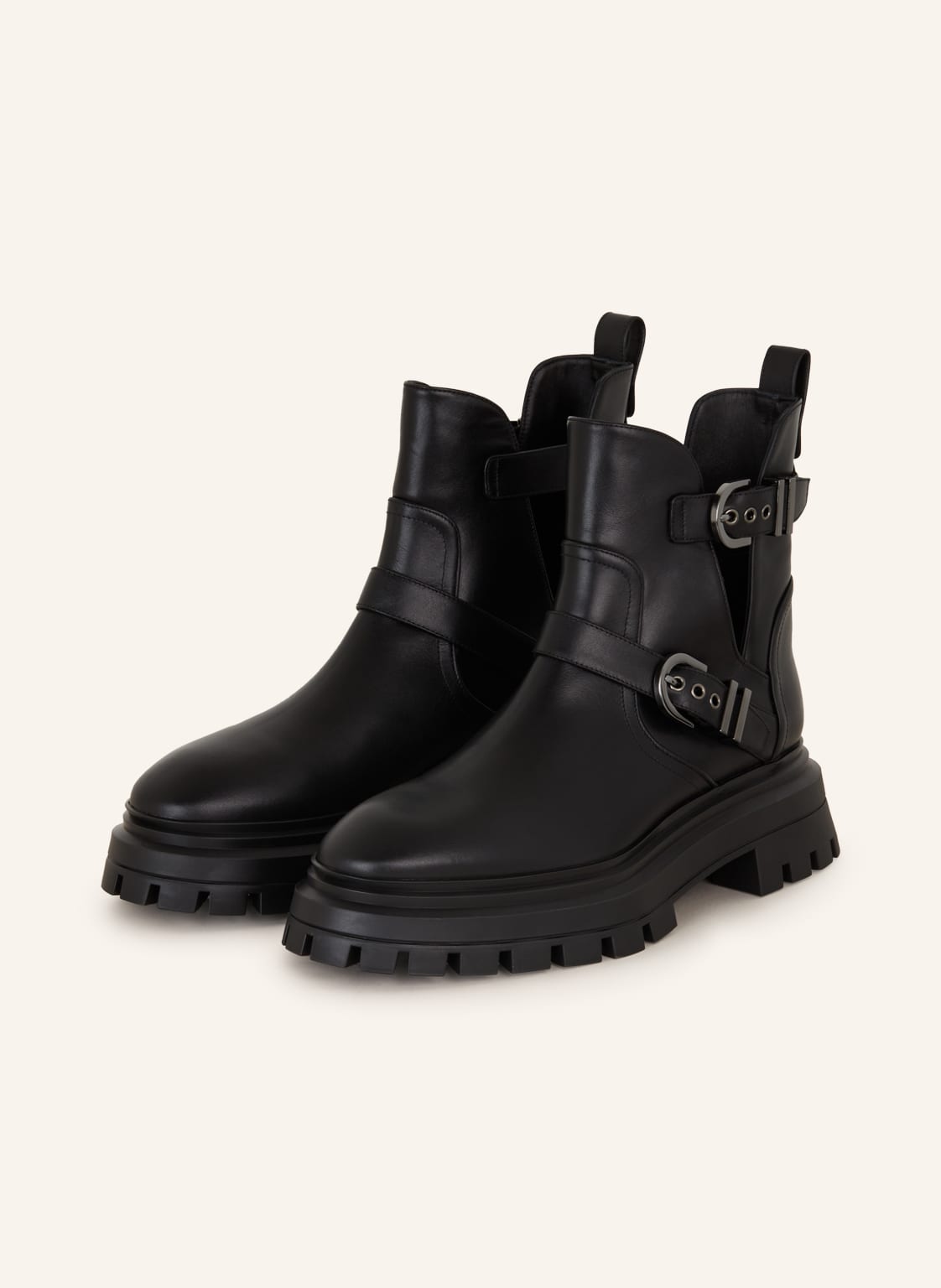 Image of Stuart Weitzman Biker Boots Maverick schwarz