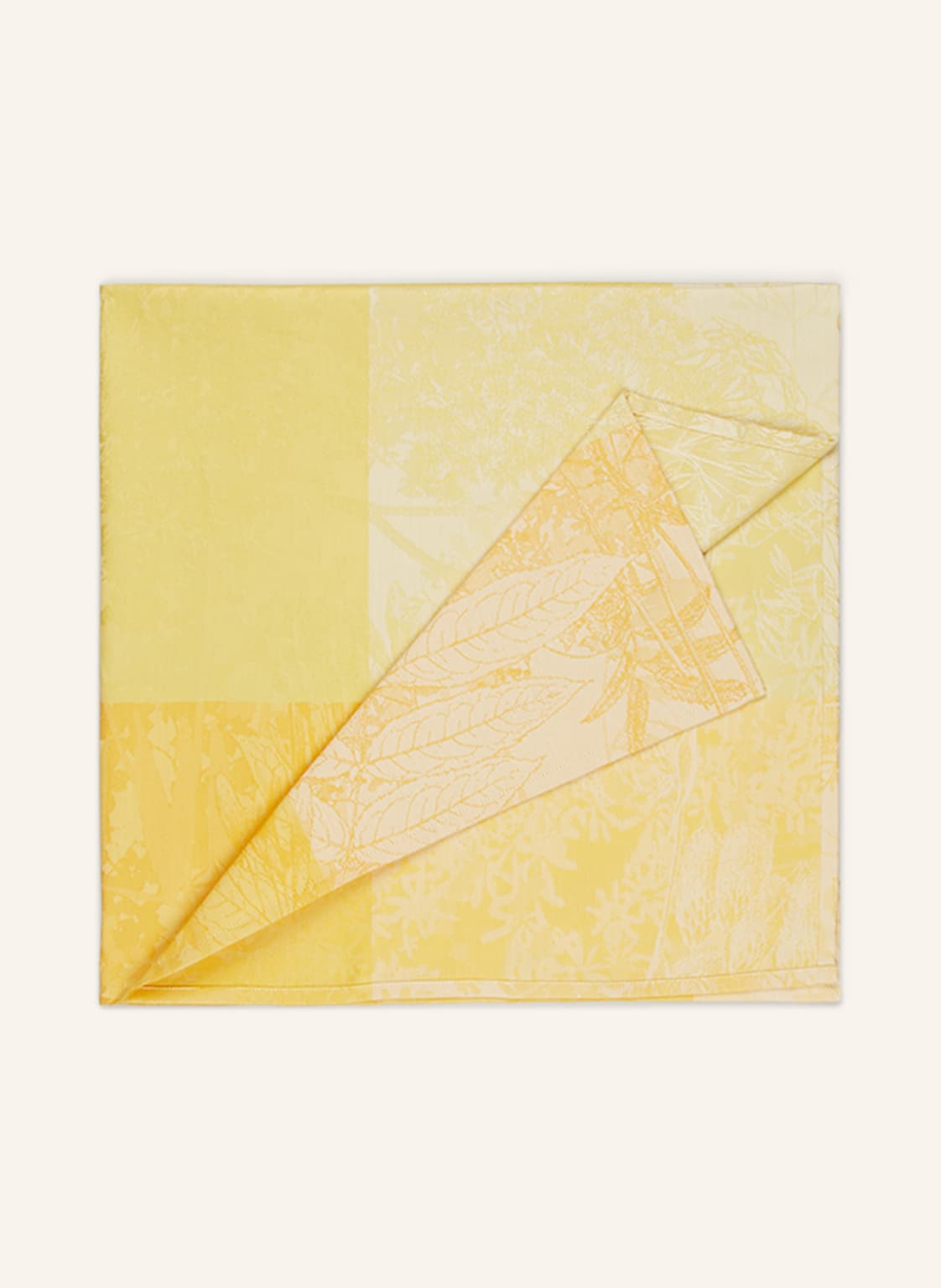 Image of Garnier-Thiebaut Tischdecke Mille Esprit Jardin gelb