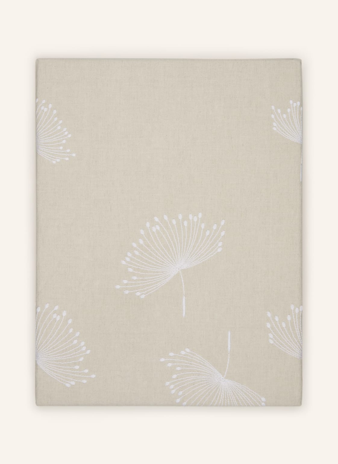 Image of Garnier-Thiebaut Tischdecke Bris D'été Mit Leinen beige