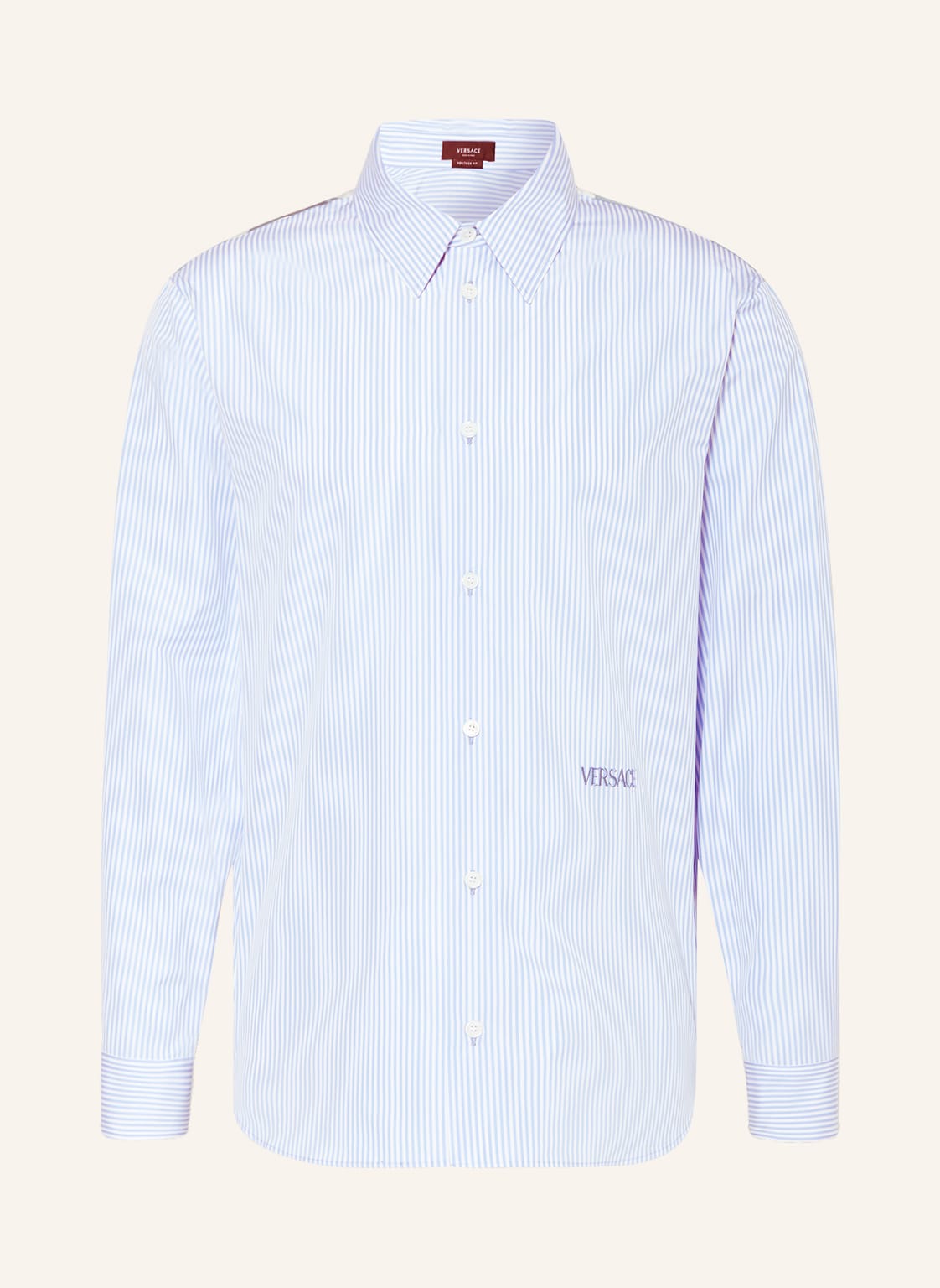 Image of Versace Hemd Heritage Fit blau