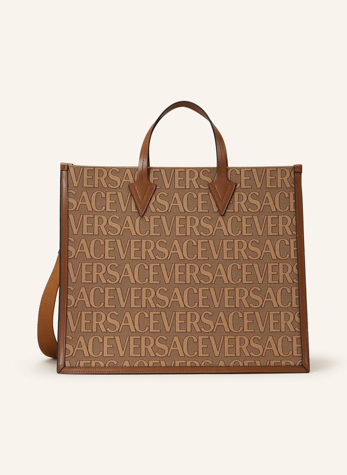 Image of Versace Shopper beige