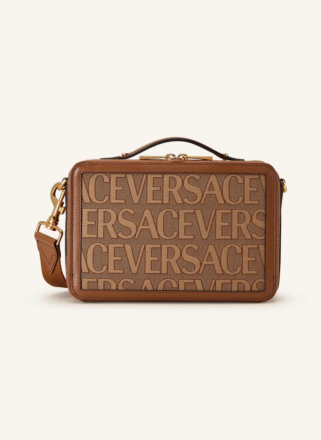 Image of Versace Umhängetasche beige