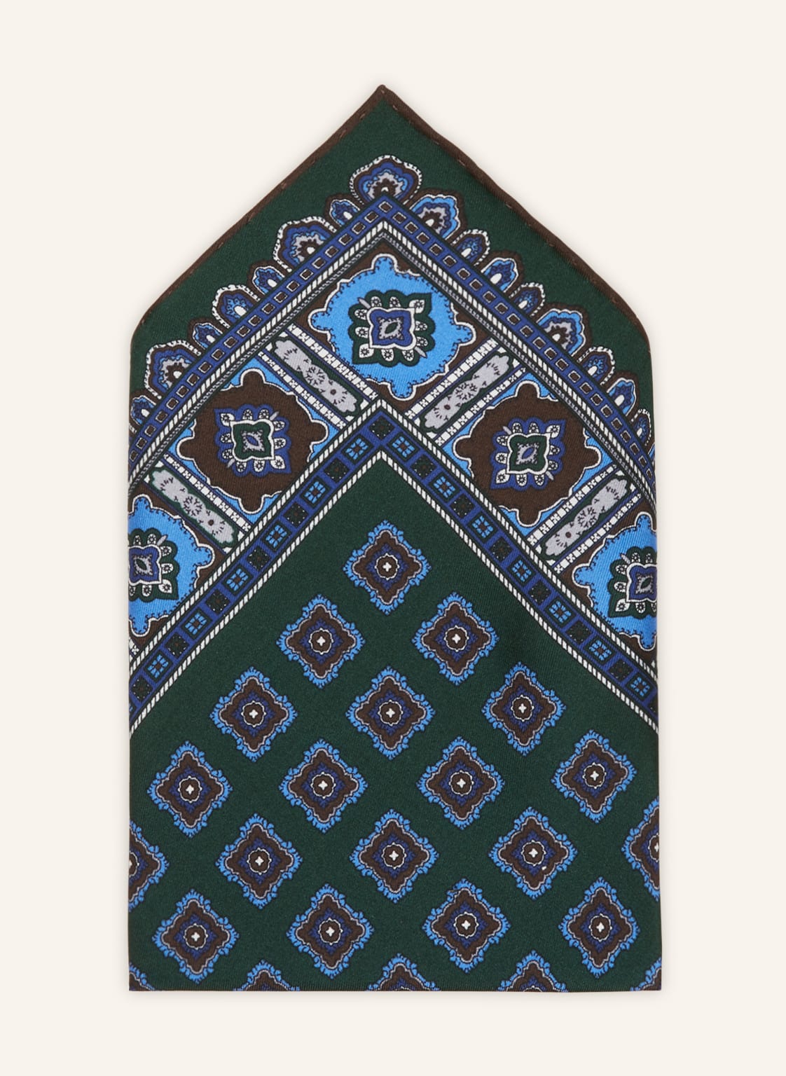 Image of Simonnot-Godard Einstecktuch Aus Seide gruen