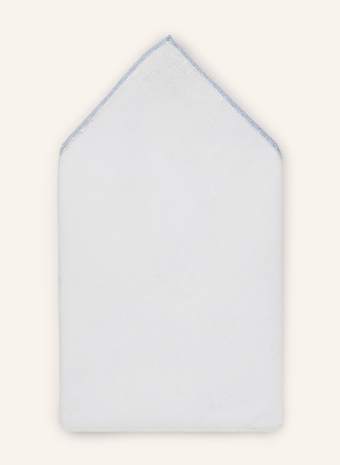 Image of Simonnot-Godard Einstecktuch Mit Leinen weiss