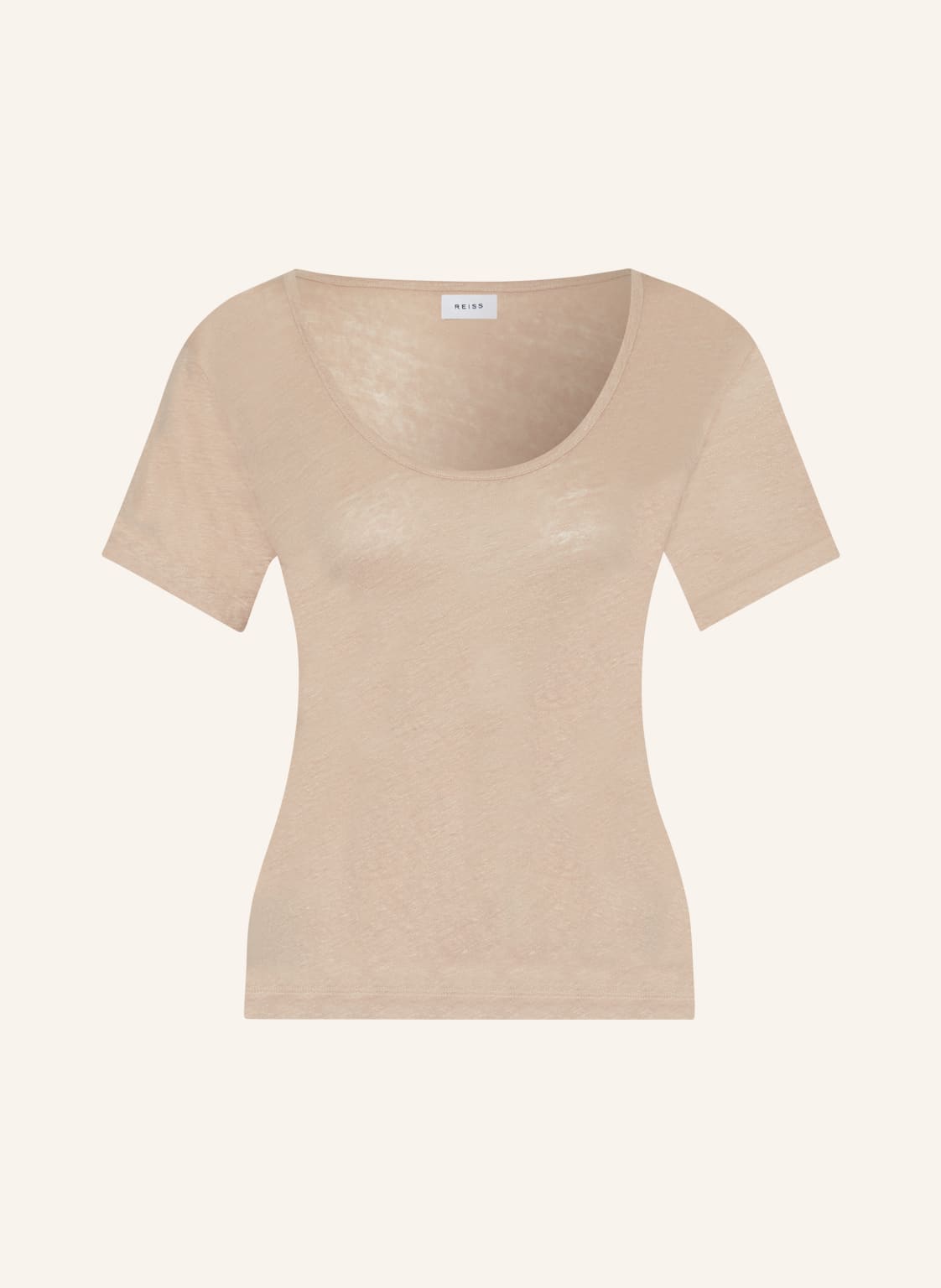 Image of Reiss Leinenshirt Frances beige