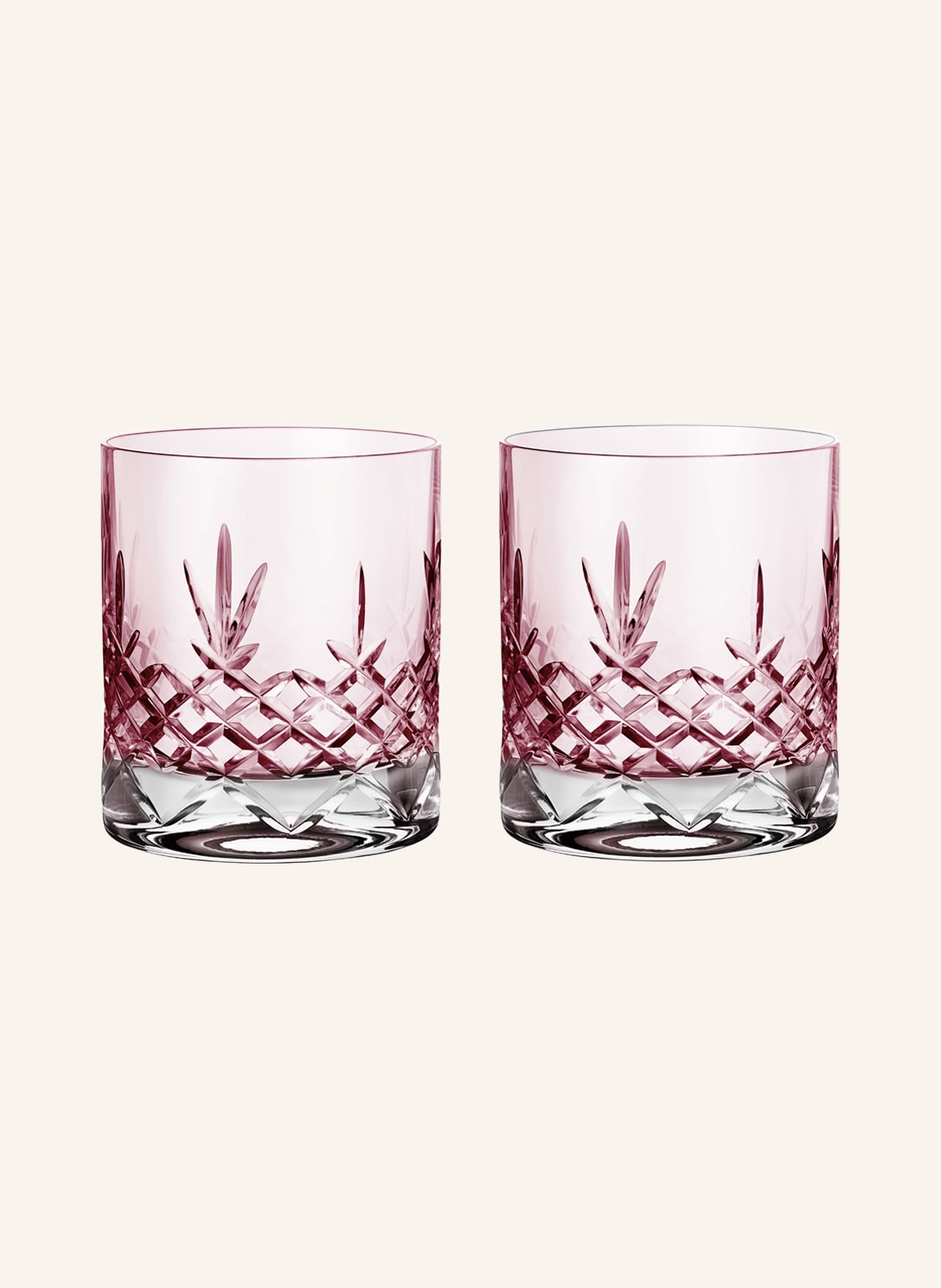 Image of Frederik Bagger 2er-Set Trinkgläser Crispy Lowball Dark pink