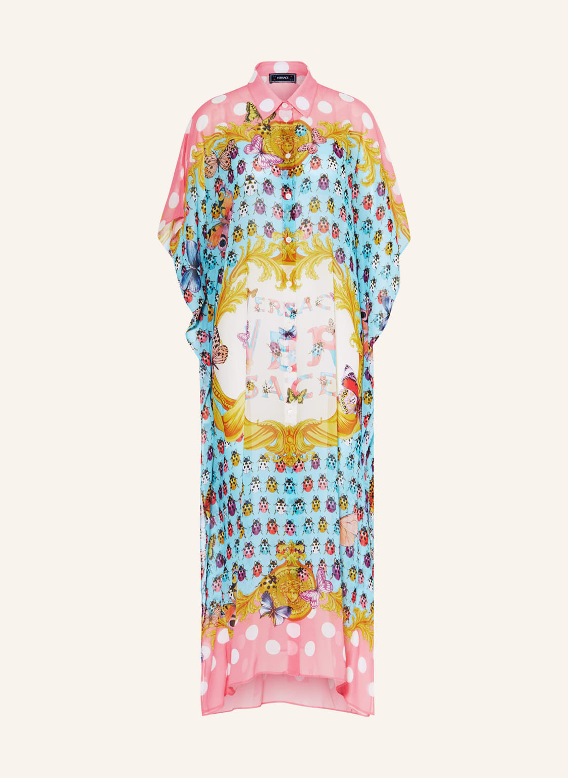 Image of Versace Strandkleid blau