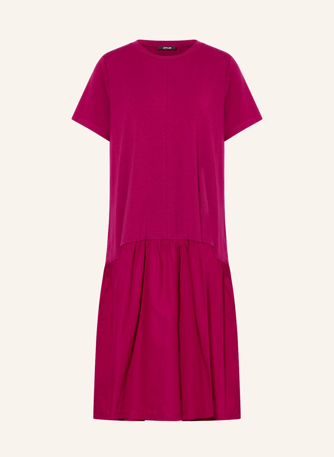 Image of Opus Kleid Wobito Im Materialmix pink